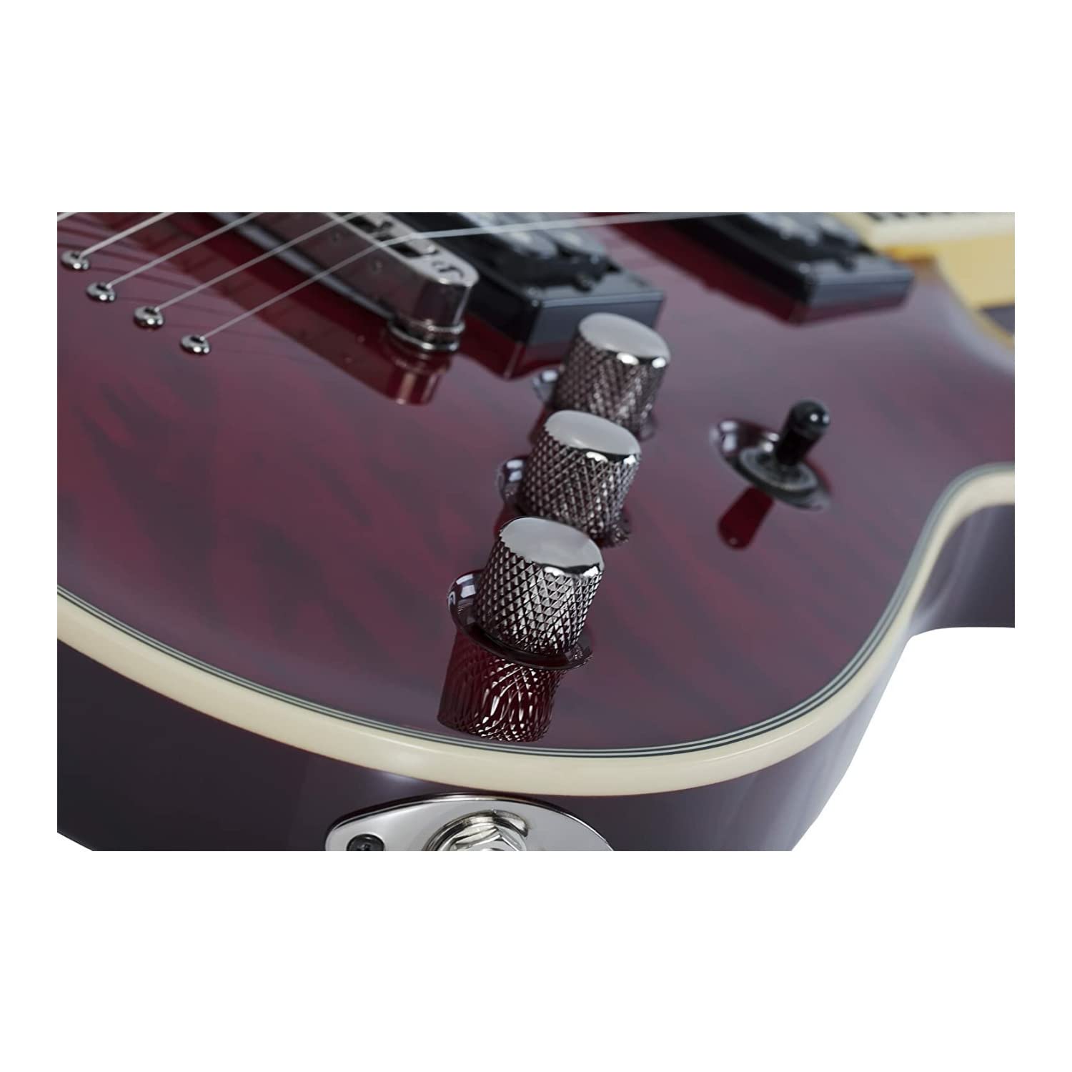 Schecter Omen Extreme 7 Electric Guitar   Black Cherry
