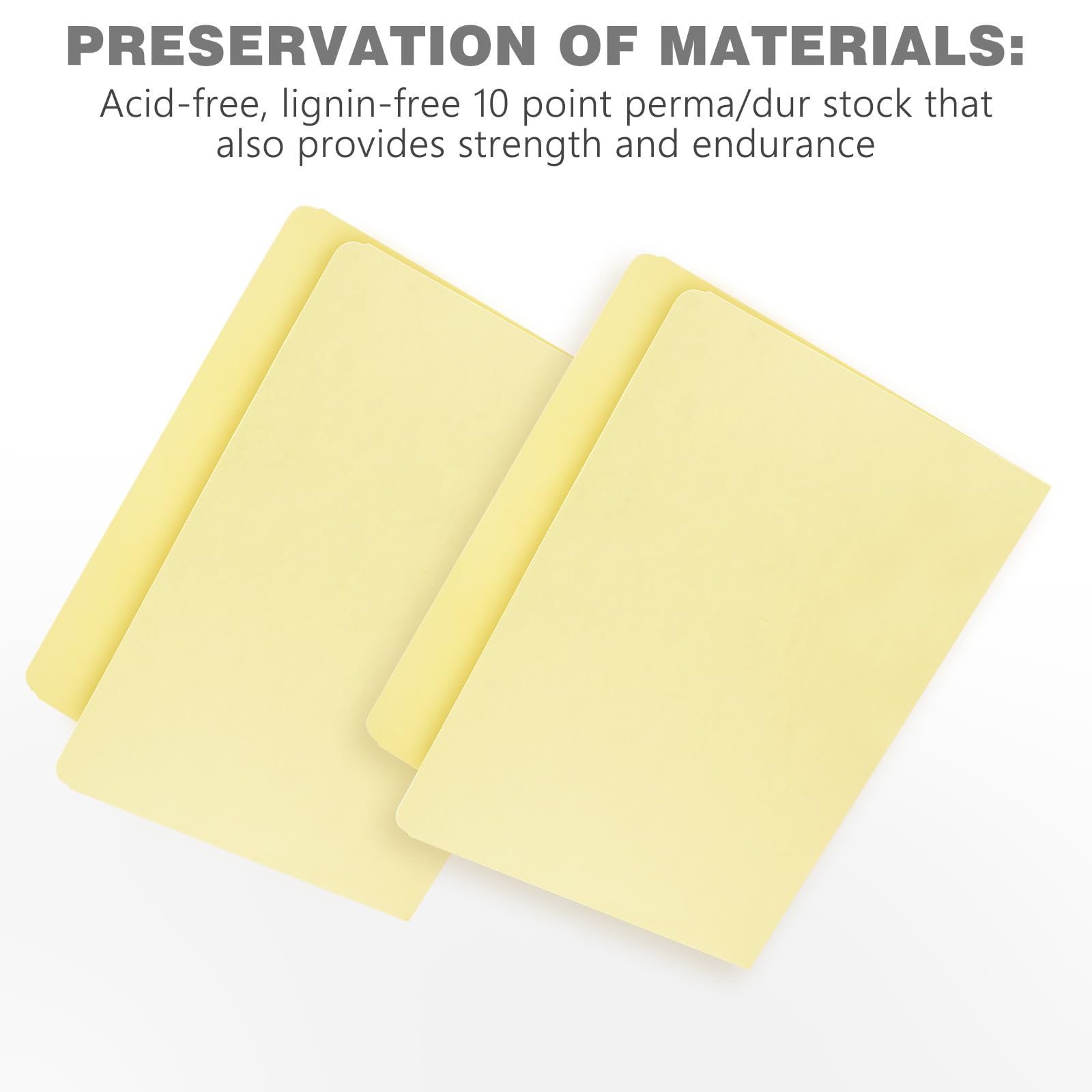 Lineco Archival Legal Size File Folders. Organize Important Documents, Prints, Photos. 9.5' X 14.75' With Full Cut Tab, Acid Free, Lignin Free Light Tan 10 Pt. Perma/Dur Folder Stock. Pack Of 25