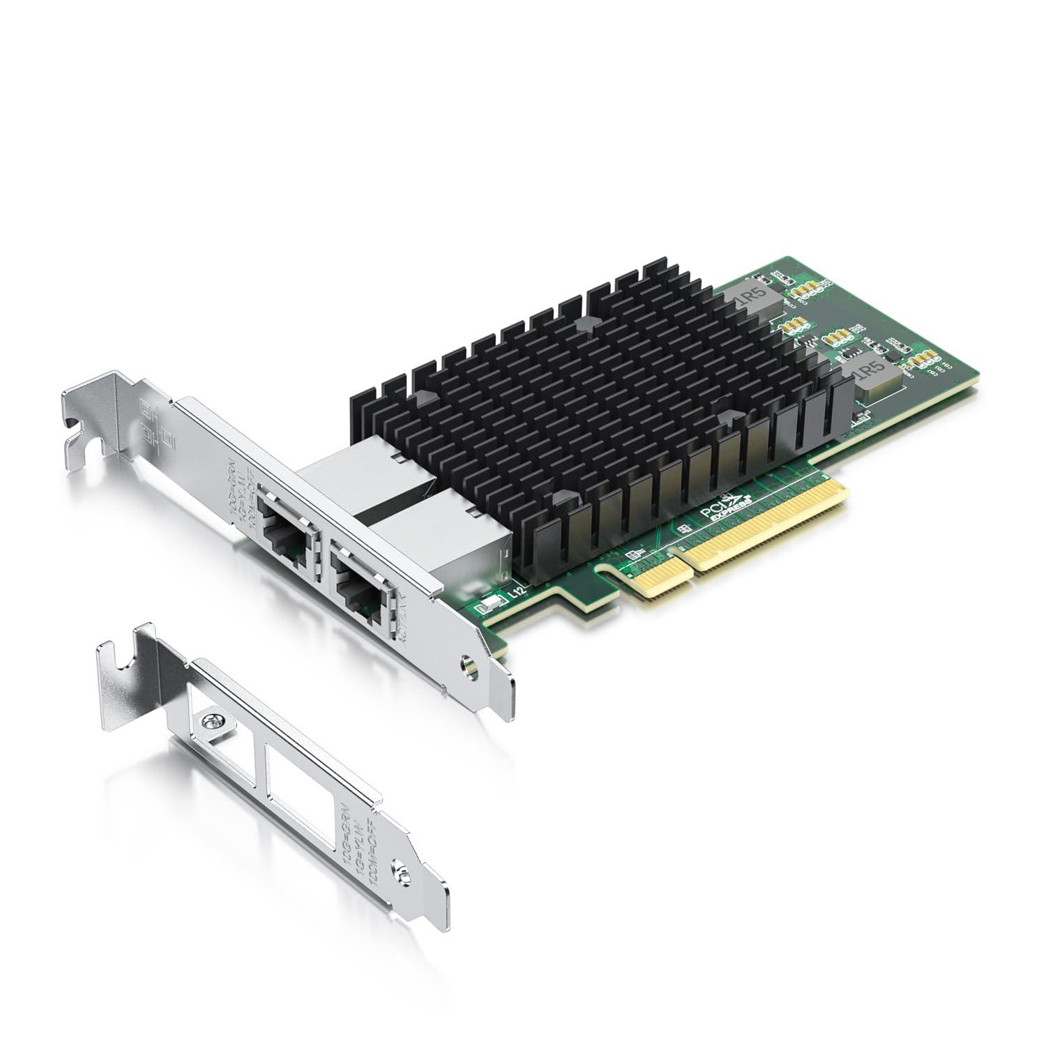 10Gb Pci E Network Card Nic, Dual Rj45 Copper Ports, Compare To Intel X540 T2, With Intel X540 Bt2 Chip, Pci Express X8, 10Gbase
