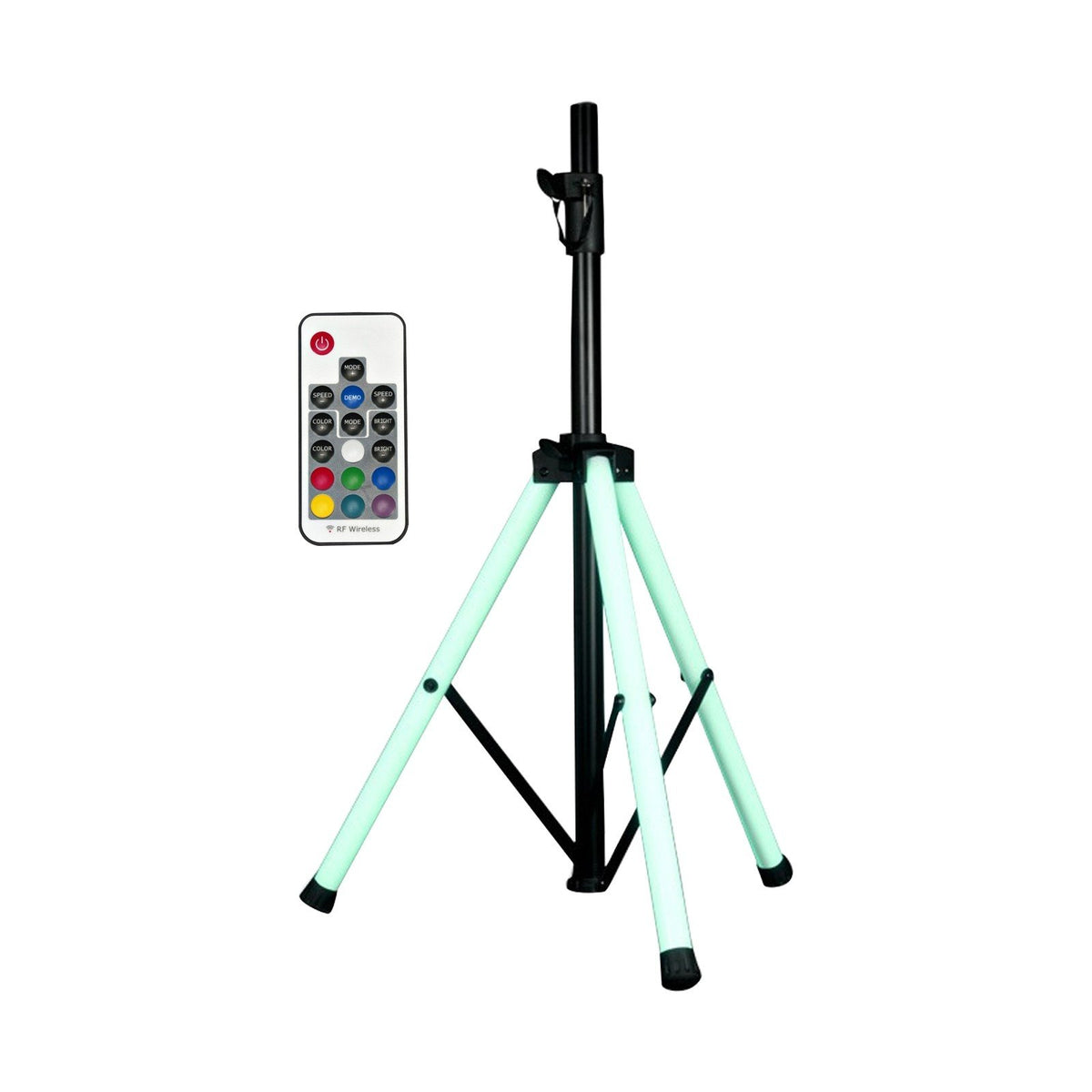 Color Stand Led ADJ Color Stand LED Speaker Stand Black 60 lb Capacity – Electroeshop