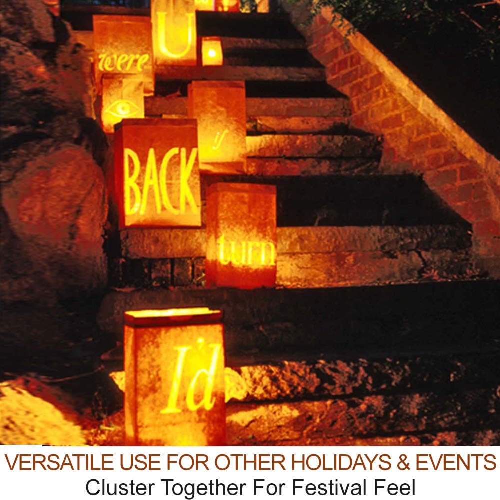 Home Most 2 Pack Halloween Pumpkin Lights With Remote/Timer   Orange Pumpkin Lights Led Battery Operated Halloween Decor   Hallo