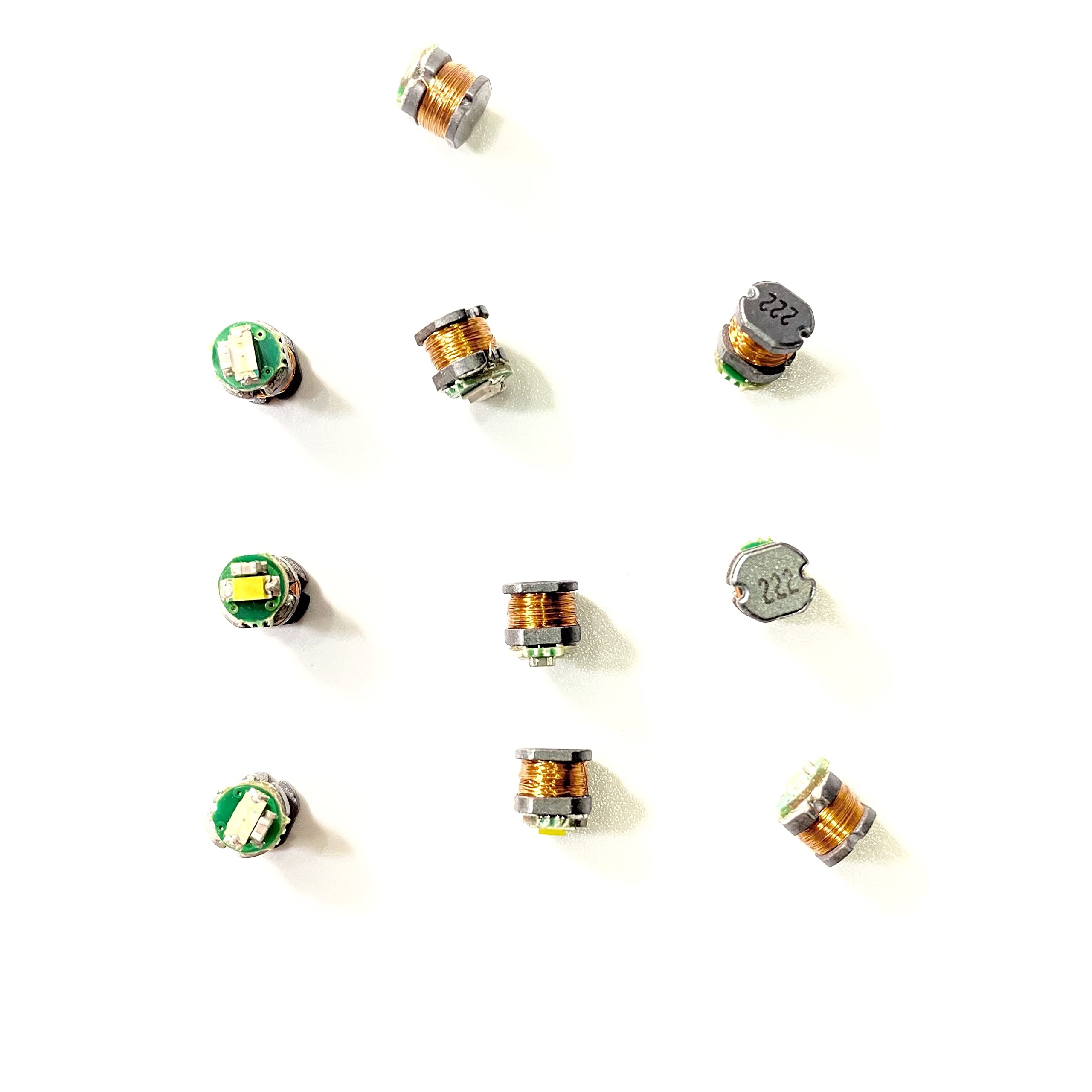 Taidacent 24V 200Mm One To Many Long Distance Wireless Inductive Coil Wireless Leds Induction Wireless Charging Module Wireless Power Supply(1 Transmitter Coil And 10 Mixed Wireless Leds)