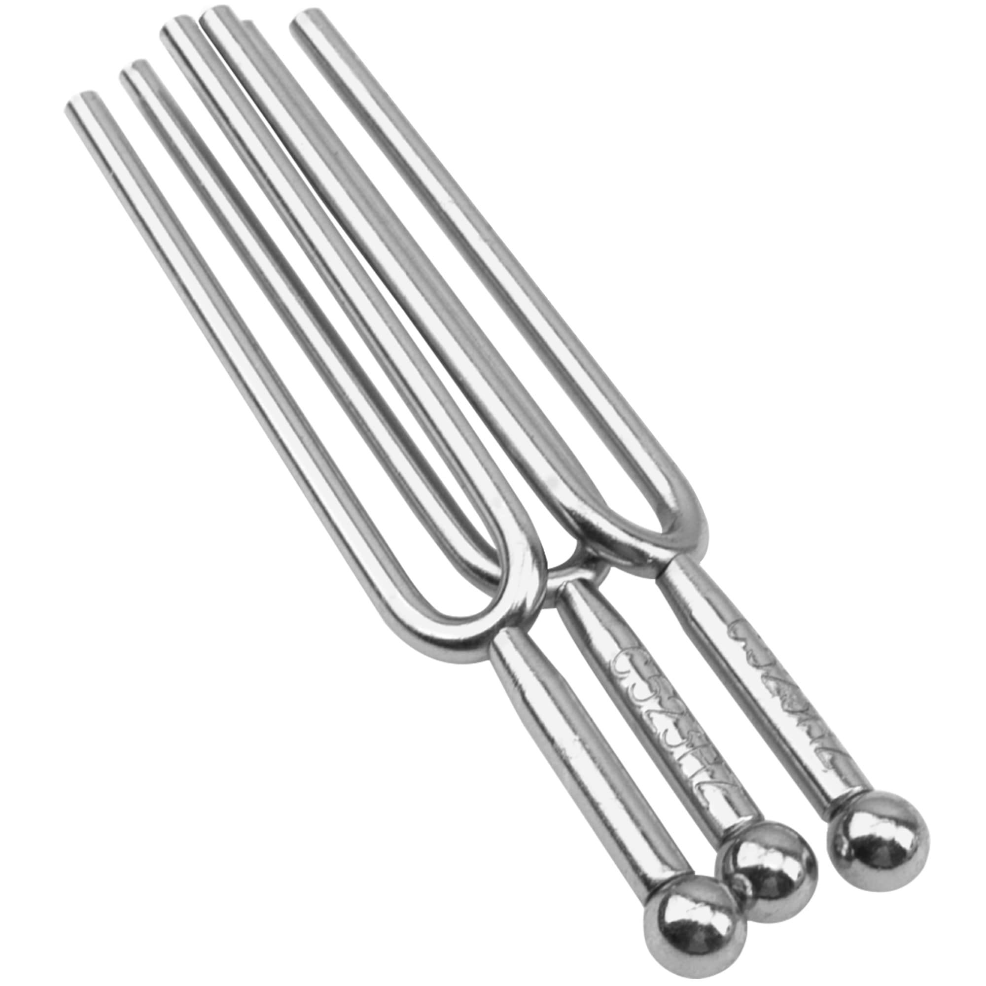 3Pcs Yootones C 523Hz Tuning Fork Standard Tuner Tone Tool Musical Instruments Compatible With Violin Guitar Tuner Device (Silve