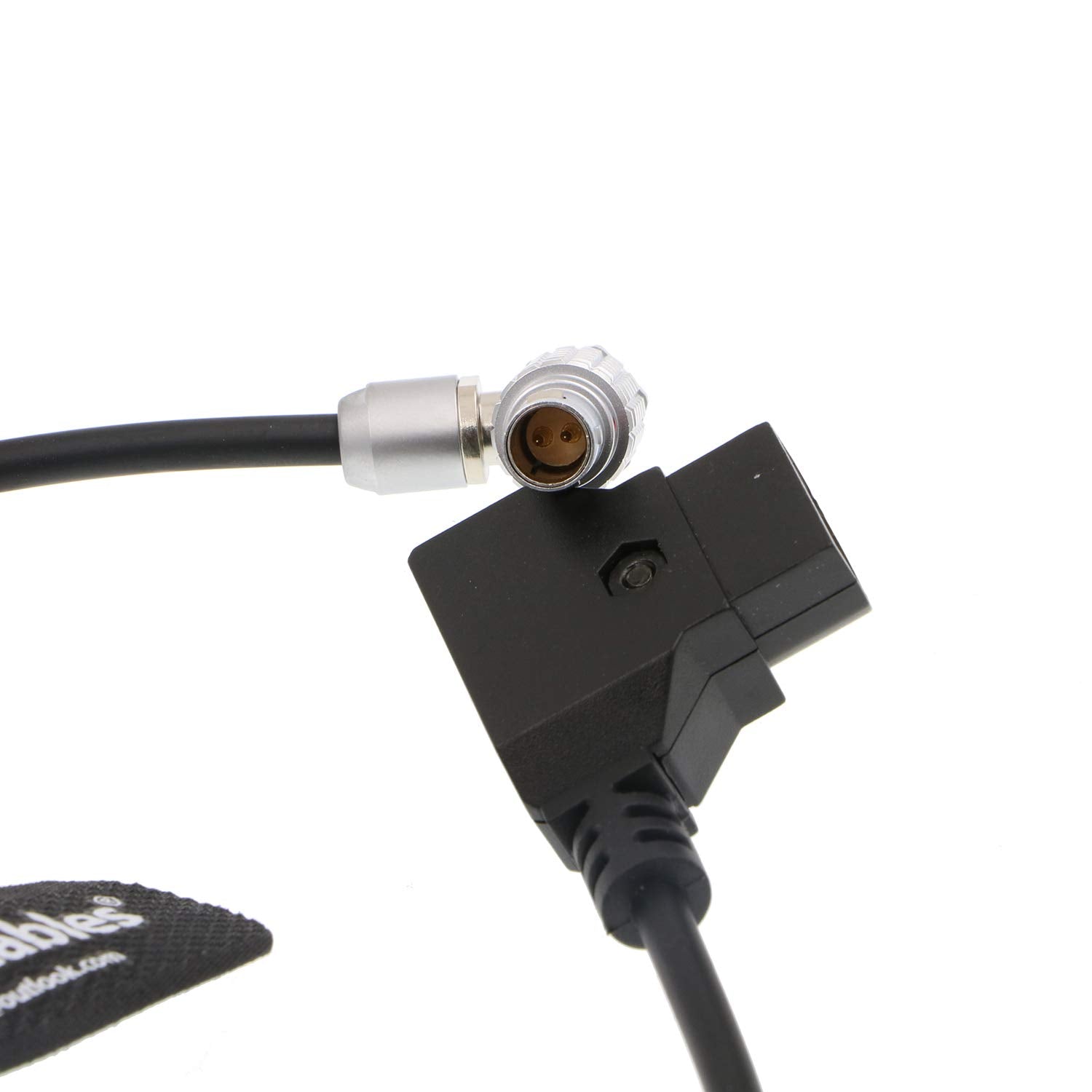 Alvin'S Cables Right Angle 2 Pin Male To D Tap Coiled Cable For Smallhd Monitor| Teradek
