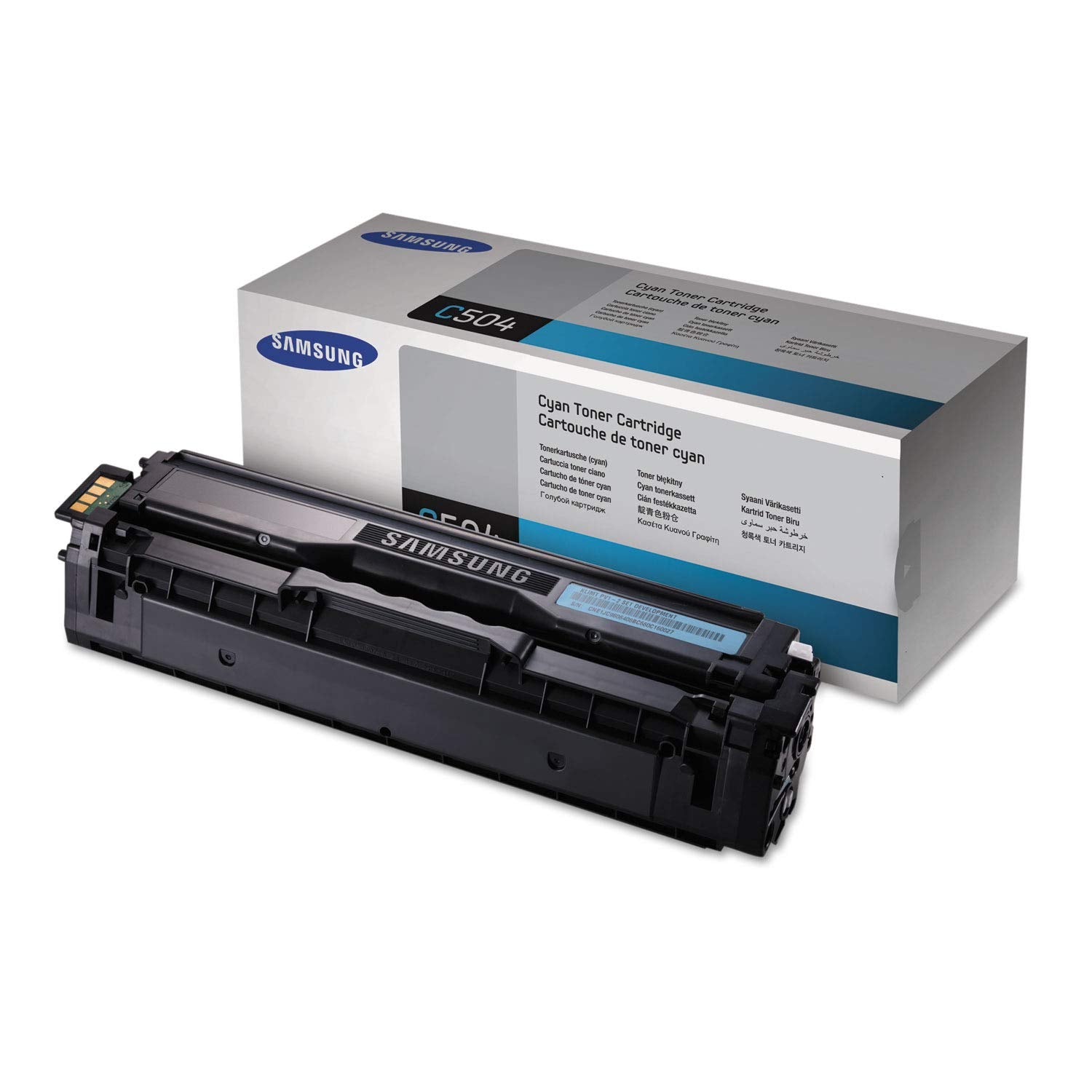 Hp Samsung Electronics Clt-C504S Toner For Clp-415Nw, Clx-4195Fw, Sl-C1810W, Sl-C1860Fw, Cyan (Su029A)