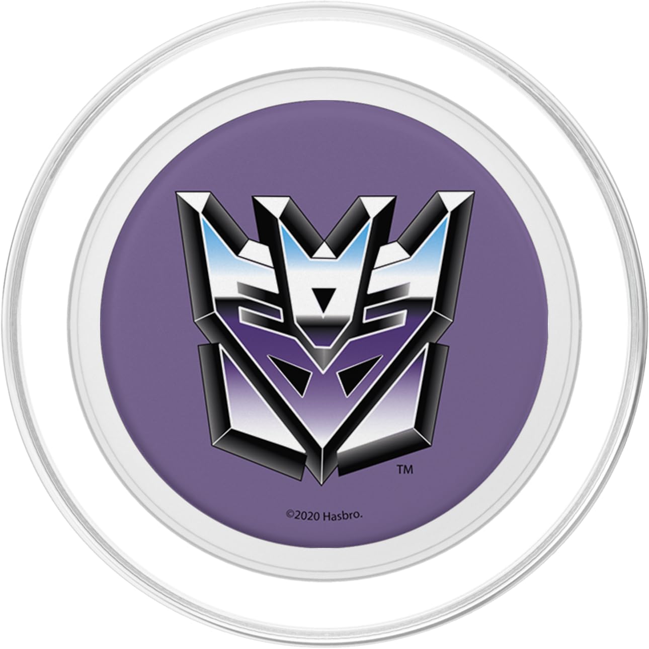 Transformers Decepticon Chrome Logo Popsockets Magsafe Popgrip For Iphone