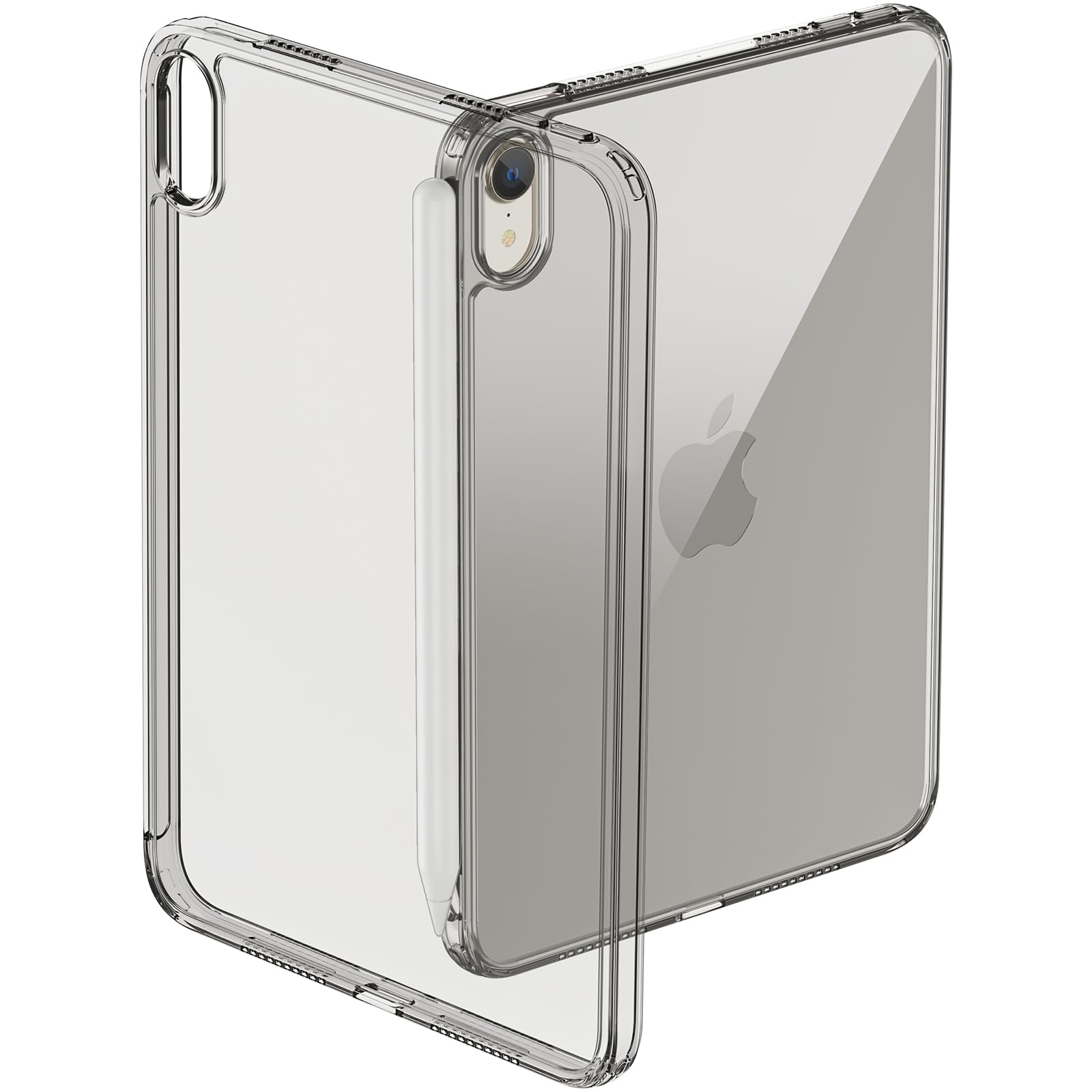 Procase Clear Case For Ipad Mini 6 8.3 Inch 2021, Slim Light Transparent Anti Yellow Back Cover For Ipad Mini 6Th Generation 8.3