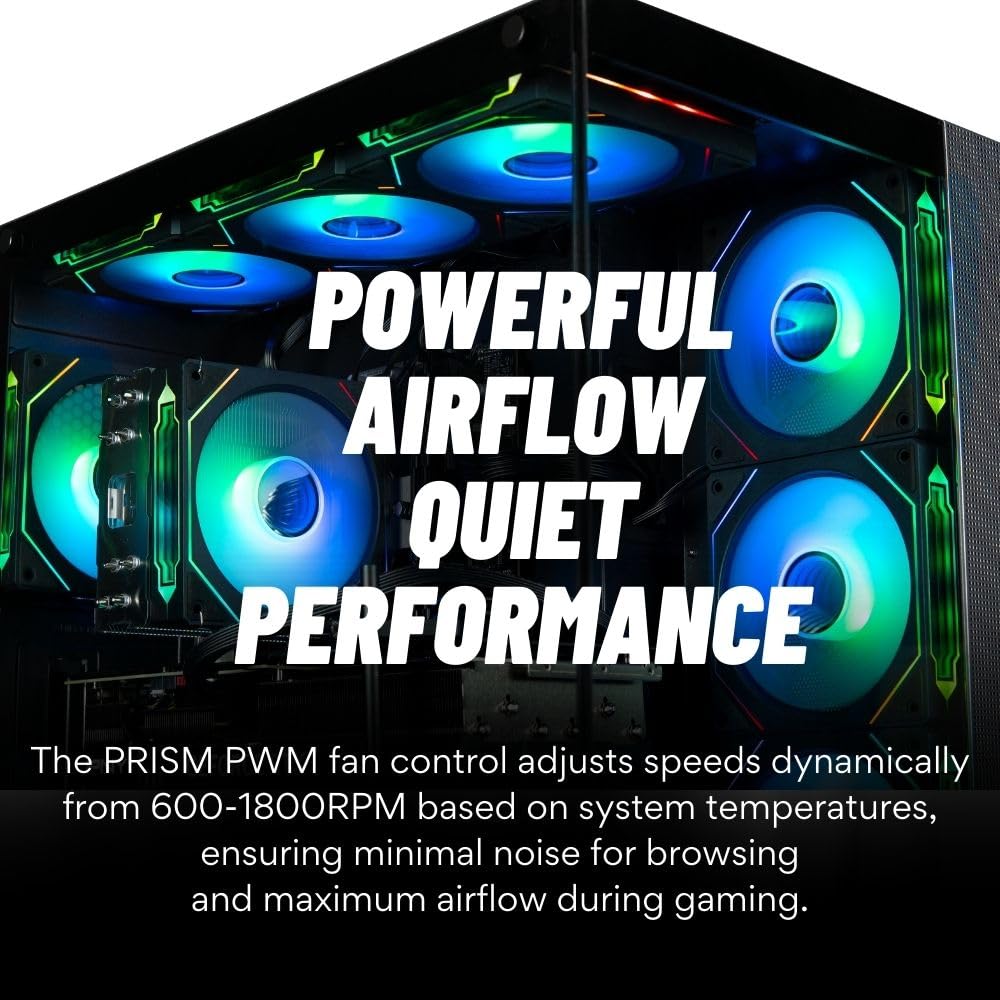Panorama Rtx 4080 Super Gaming Pc Desktop   Amd Ryzen 7 9700X Processor, 32Gb Ddr4 Ram, 1Tb Nvme Gen4 Ssd + 3Tb Hdd, Wifi + Bt,