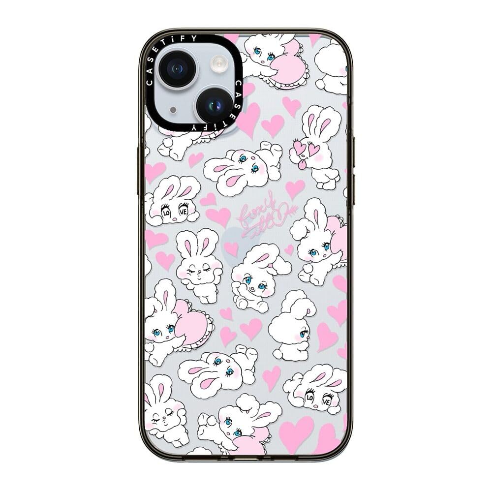 Casetify Compact Iphone 15 Plus Case [2X Military Grade Drop Tested / 4Ft Drop Protection]   Cute Prints   Sweetheart Mix   Clea