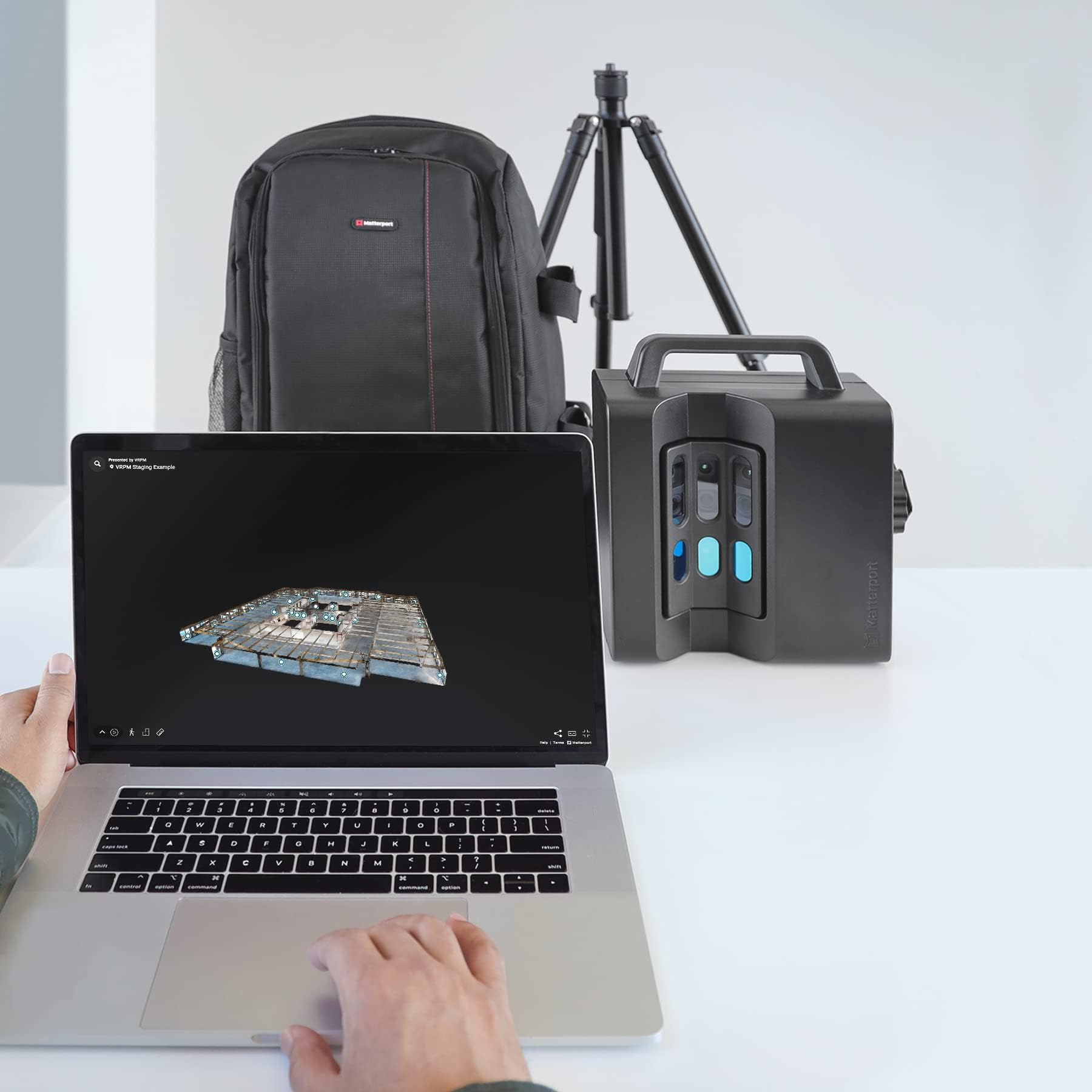 Matterport Pro2 Camera Essential Backpack Bundle   High Precision Scanner 360 Virtual Tours, 4K Photography, 3D Mapping, & Digit