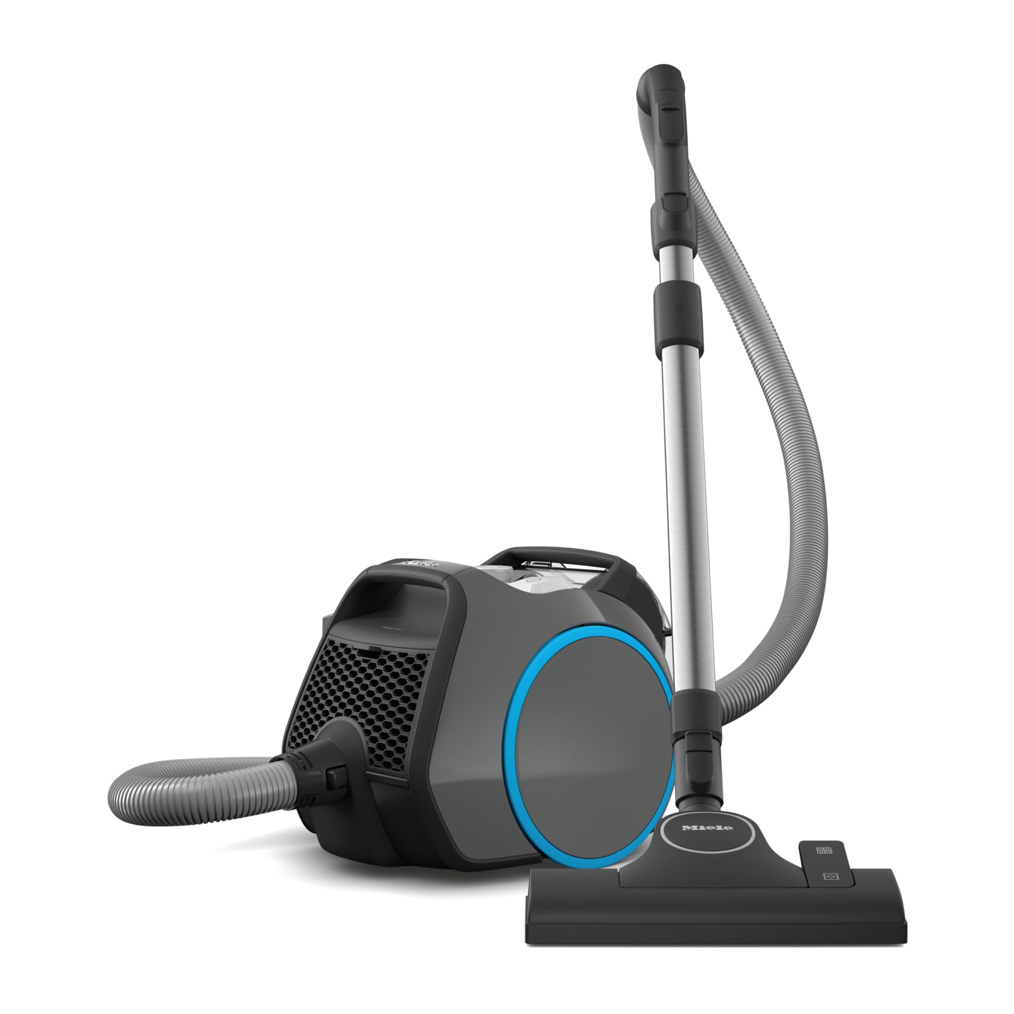 Miele Boost Cx1   Bagless Canister Vacuum Cleaner, Lightweight, Compact And Corded With Vortex Technology And Hygiene Airclean Filter, In Grey/Blue
