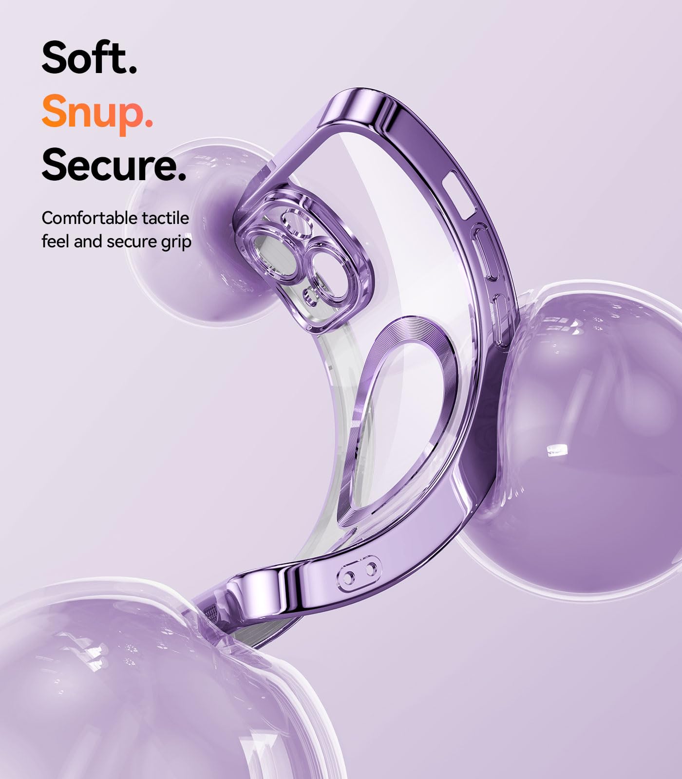 Meifigno Candy Mag Series Case For Iphone 15, [Compatible With Magsafe] [Wrist Strap & Glitter Card] Full Camera Lens Protection