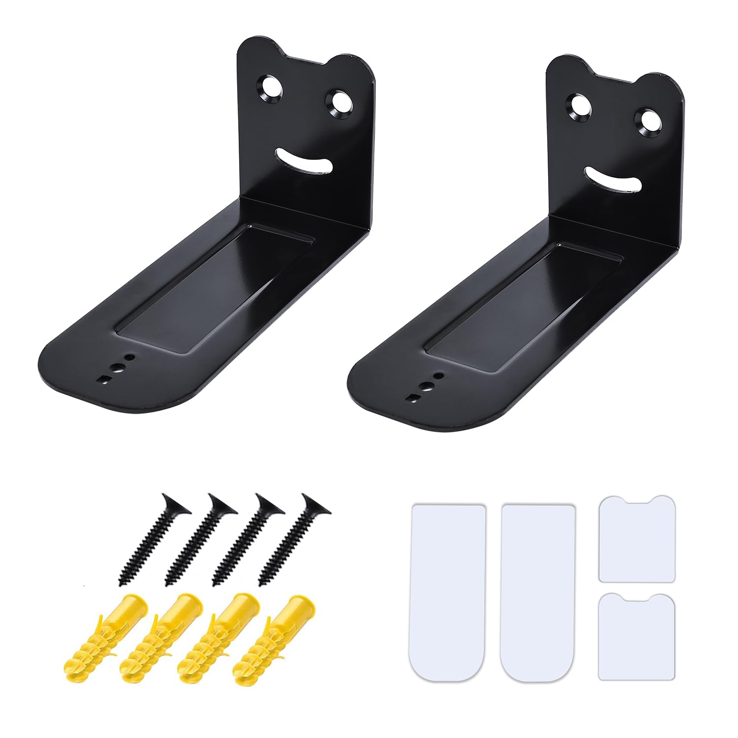 Suixing Sound Bar Mounts Universal Soundbar Wall Mount Bracket Kit For Most Of Soundbars Wall Mount Shelf Mounting Brackets(4.72