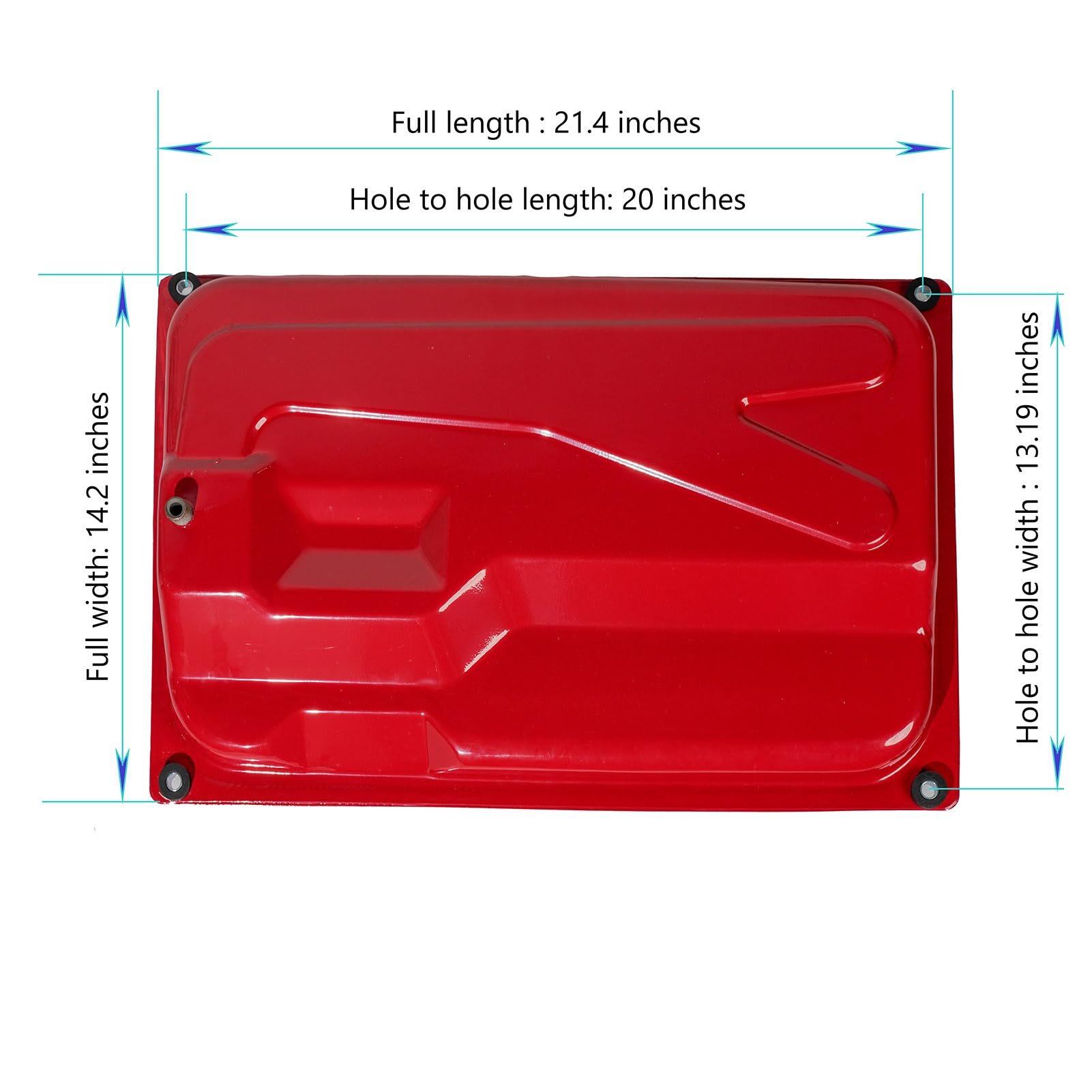 Tapa 5 Gallon Universal Generator Gas Fuel Tank Compatible With Honda Ec2500 And More