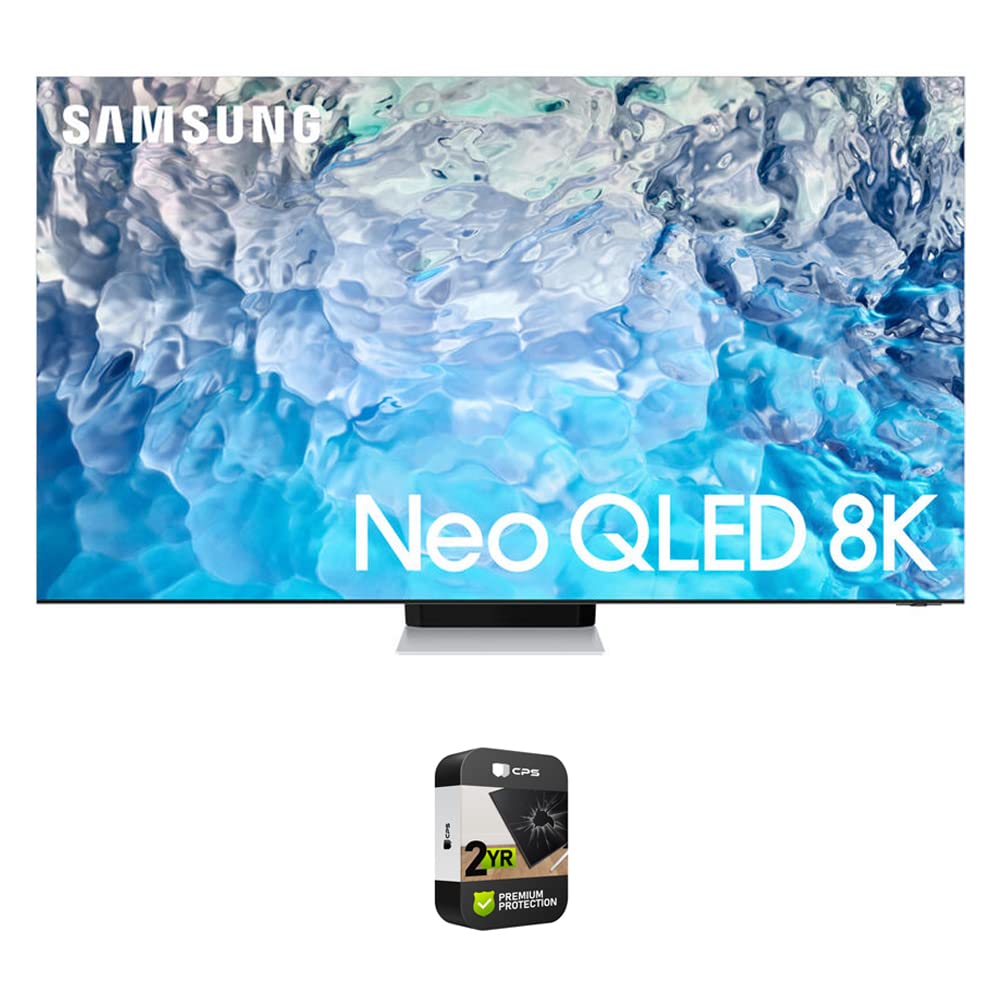 SAMSUNG QN75QN900B 75 Inch Neo QLED 8K Smart TV Bundle with Premium 2 YR CPS Enhanced Protection Pack