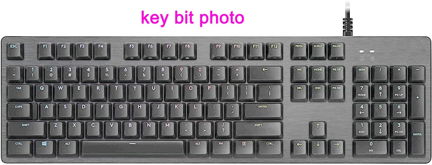 Silicone Keyboard Skin Cover Compatible For Logitech G213 Prodigy Gaming Keyboard, Logitech G810 G610 Orion Mechanical Gaming Ke