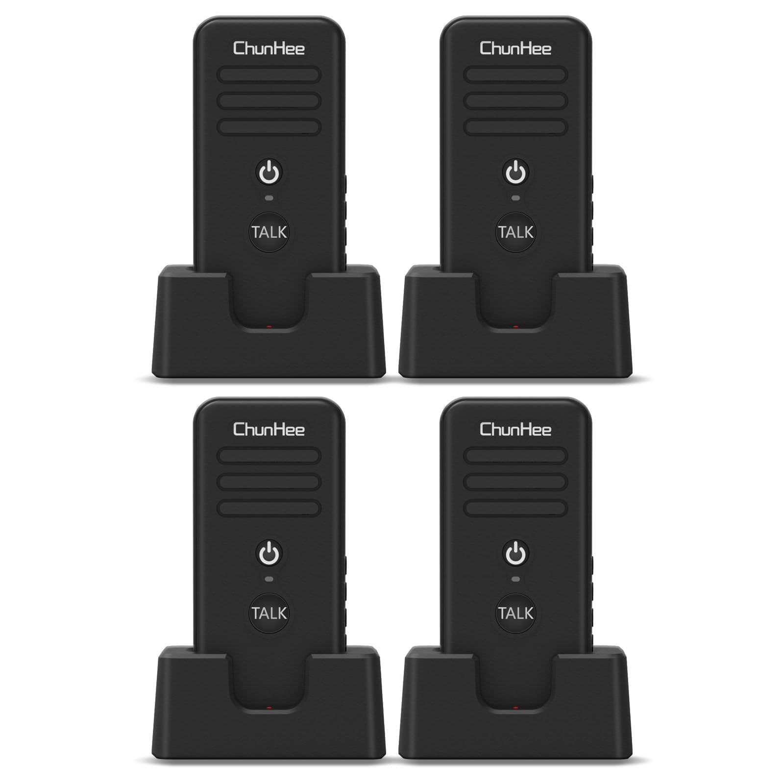 ChunHee Intercoms Wireless for Home 16 Channels Long Standby Caregiver Wireless Intercom System for Elderly 1640ft Portable Inte