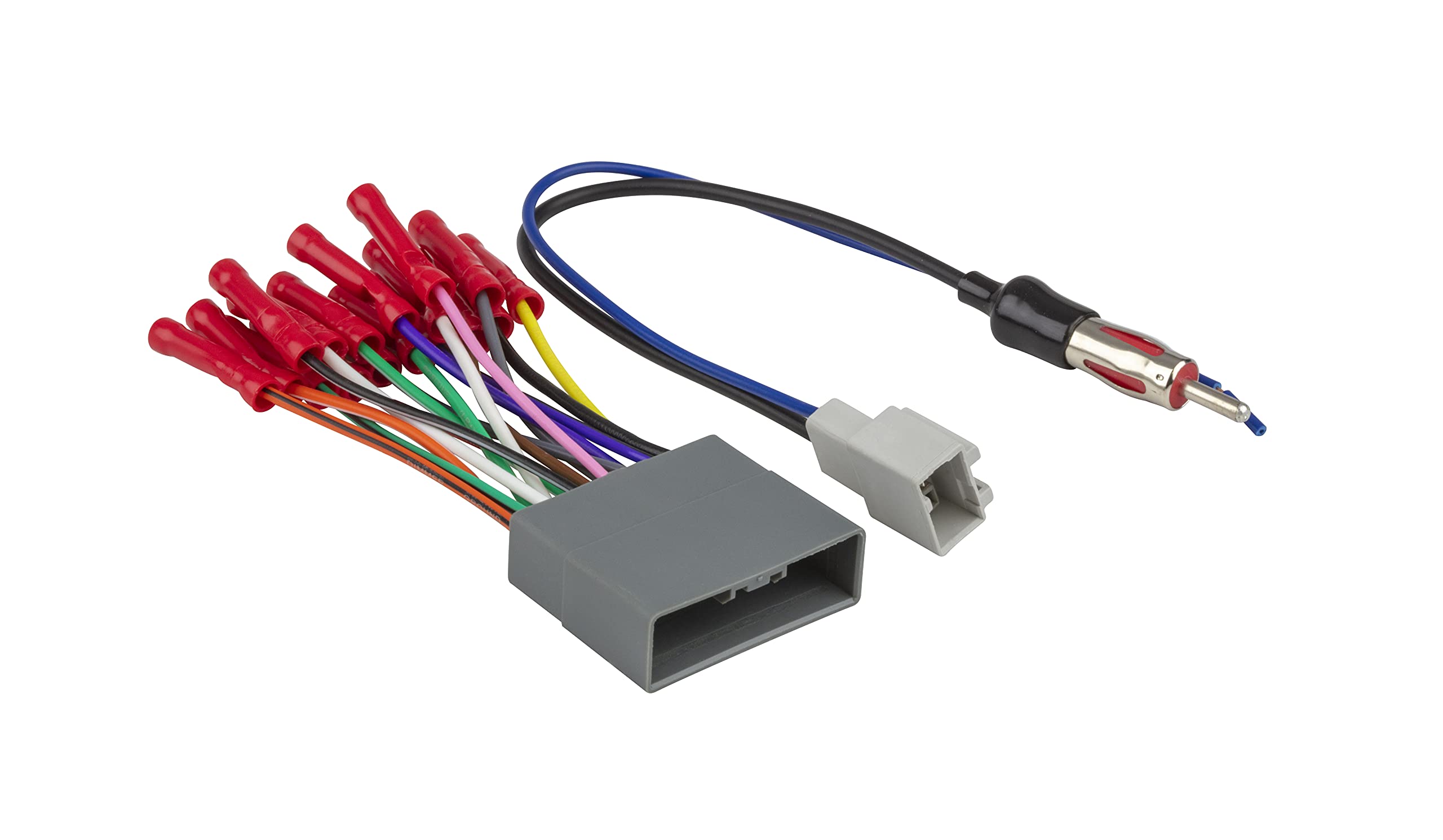 Scosche HA0AB Car Radio Wiring Harness and Antenna Adapter Compatible with Select 2006 14 Non Factory Amplified Honda Vehicles   Aftermarket Stereo Receiver Wire Kit   See Fit Guide to Verify Vehicle