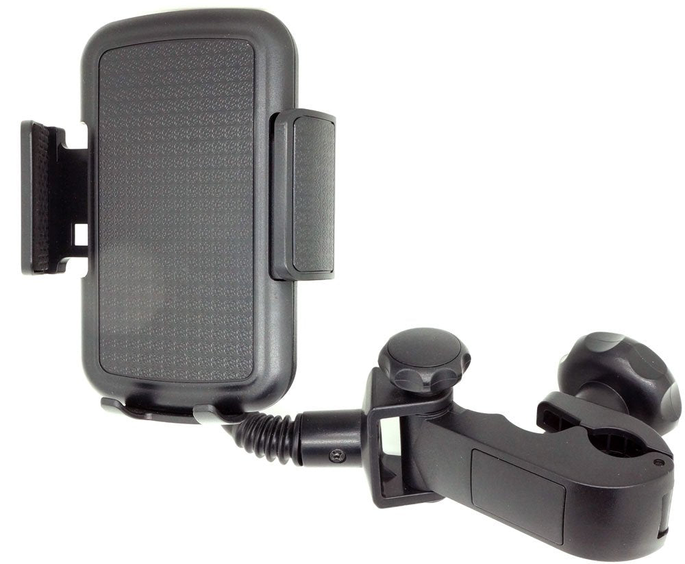 Accessory Basics Music Mic Microphone Stand Smartphone Mount W/Multi Angle 360� Swivel Adjust Holder For Iphone 15 16 Pro Max Plus Galaxy S23 S24 Flip Pixel Phones