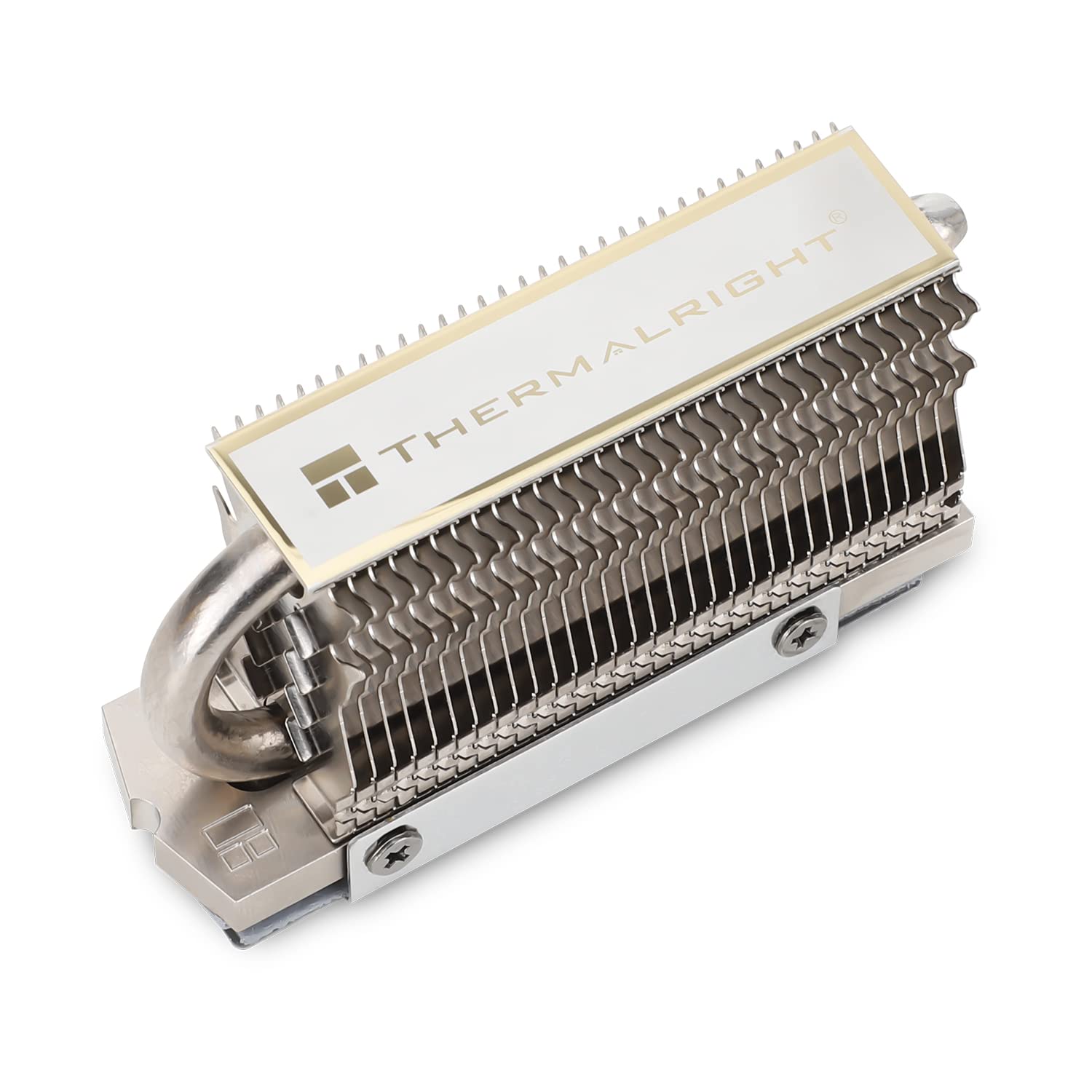 Thermalright HR-09 2280 SSD Heatsink, with Thermal Silicone Pad for M.2 SSD Hard Disk, Computer and PC, Contains a Heat Pipe, Do