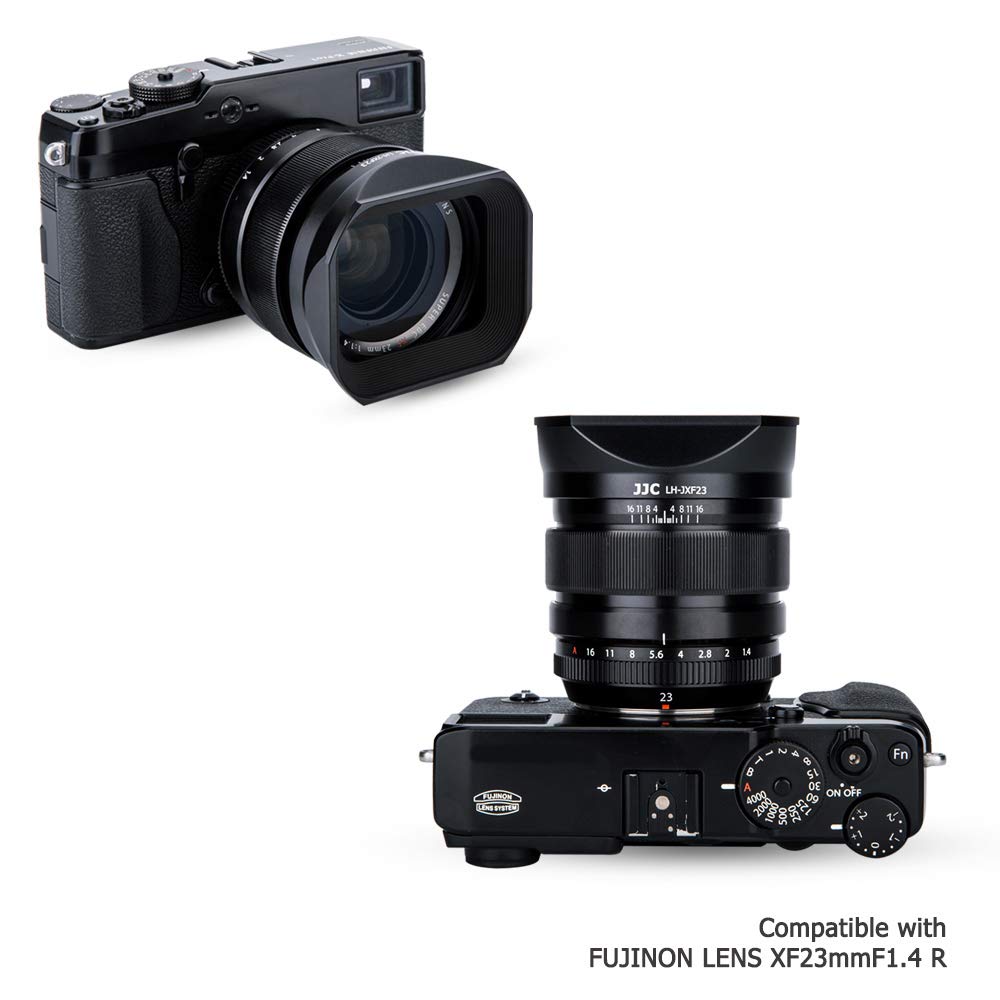 Jjc Bayonet Dedicated Metal Lens Hood For Fuji Fujifilm Fujinon Lens Xf 23Mm F1.4 R,Xf 56Mm F1.2 R,Replaces Fuji Lh Xf23 Lens Ho