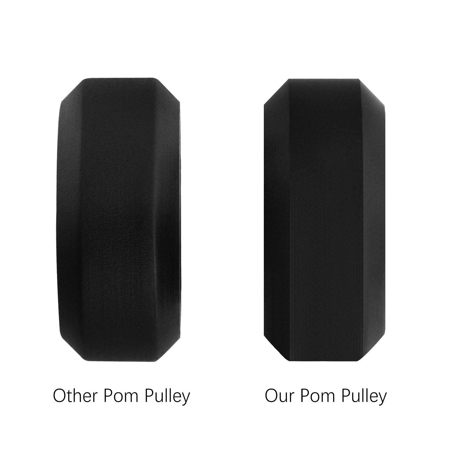 Simax3D [26Pcs/Pack] 3D Printer Wheel,Black Pom Polycarbonate Roller 625Zz, Wear Resistant/Silent/Burr Free For Creality Cr10, E