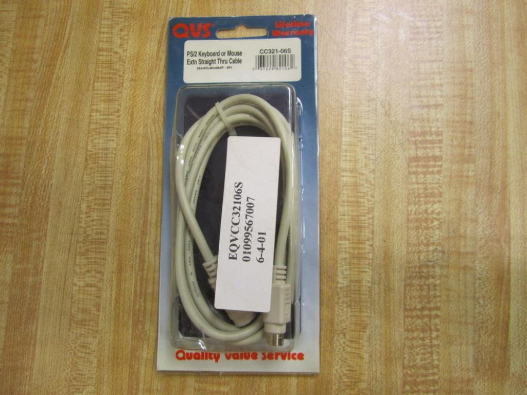 Qvs Ps/2 Keyboard/Mouse Extension Cable