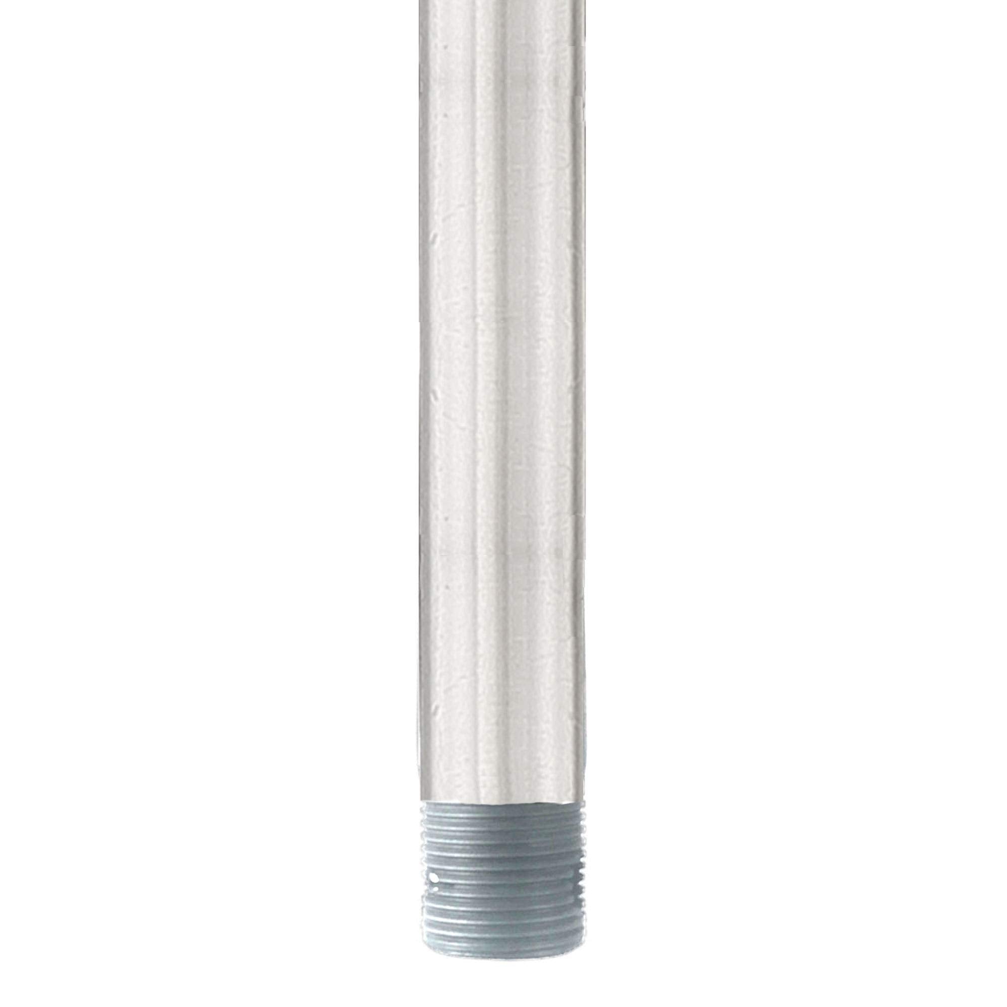 60In Ceiling Fan Extension Downrod In Brushed Aluminum For Modern Forms Smart Fans