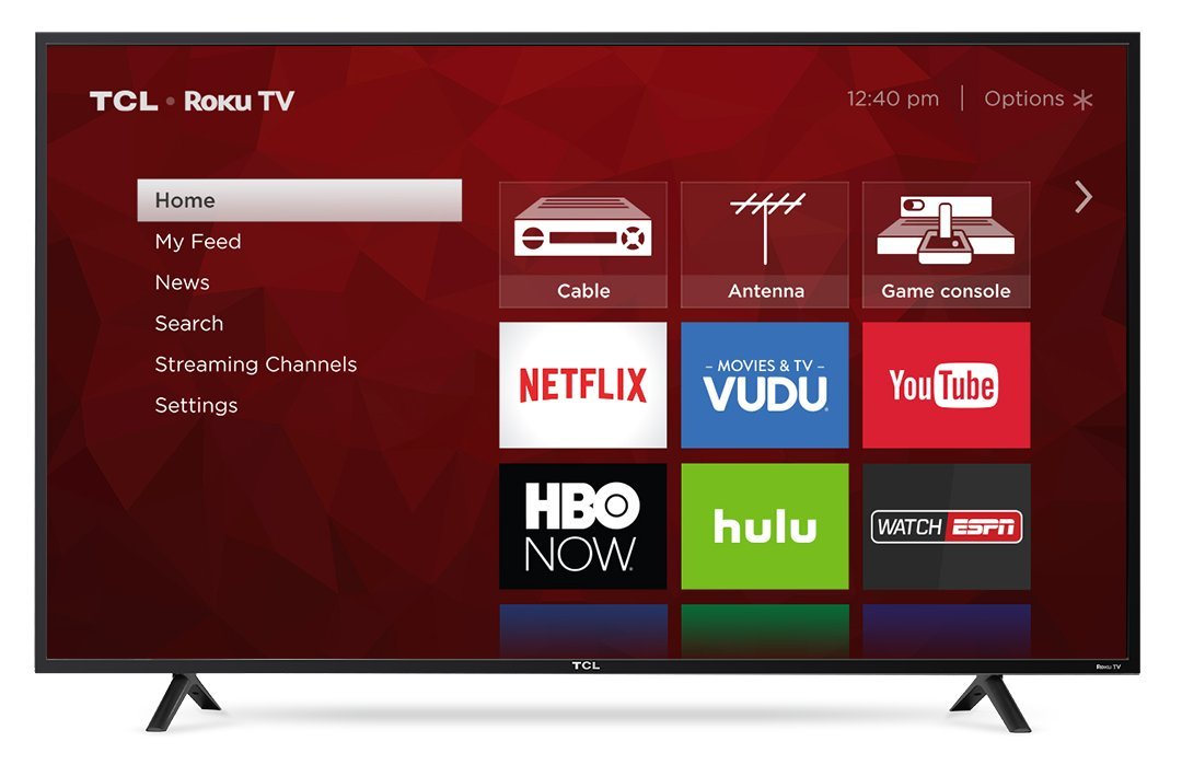 Tcl 55'' Class 4K (2160P) Roku Smart Led Tv (55S401)