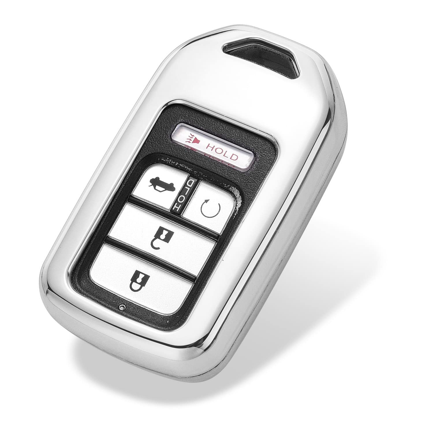 Royalfox(Tm) Upgrated 2 3 4 5 6 7 Buttons 3D Bling Diamond Crystals Smart Remote Key Fob Case Cover For Honda Jade Hr V Cr V Acc