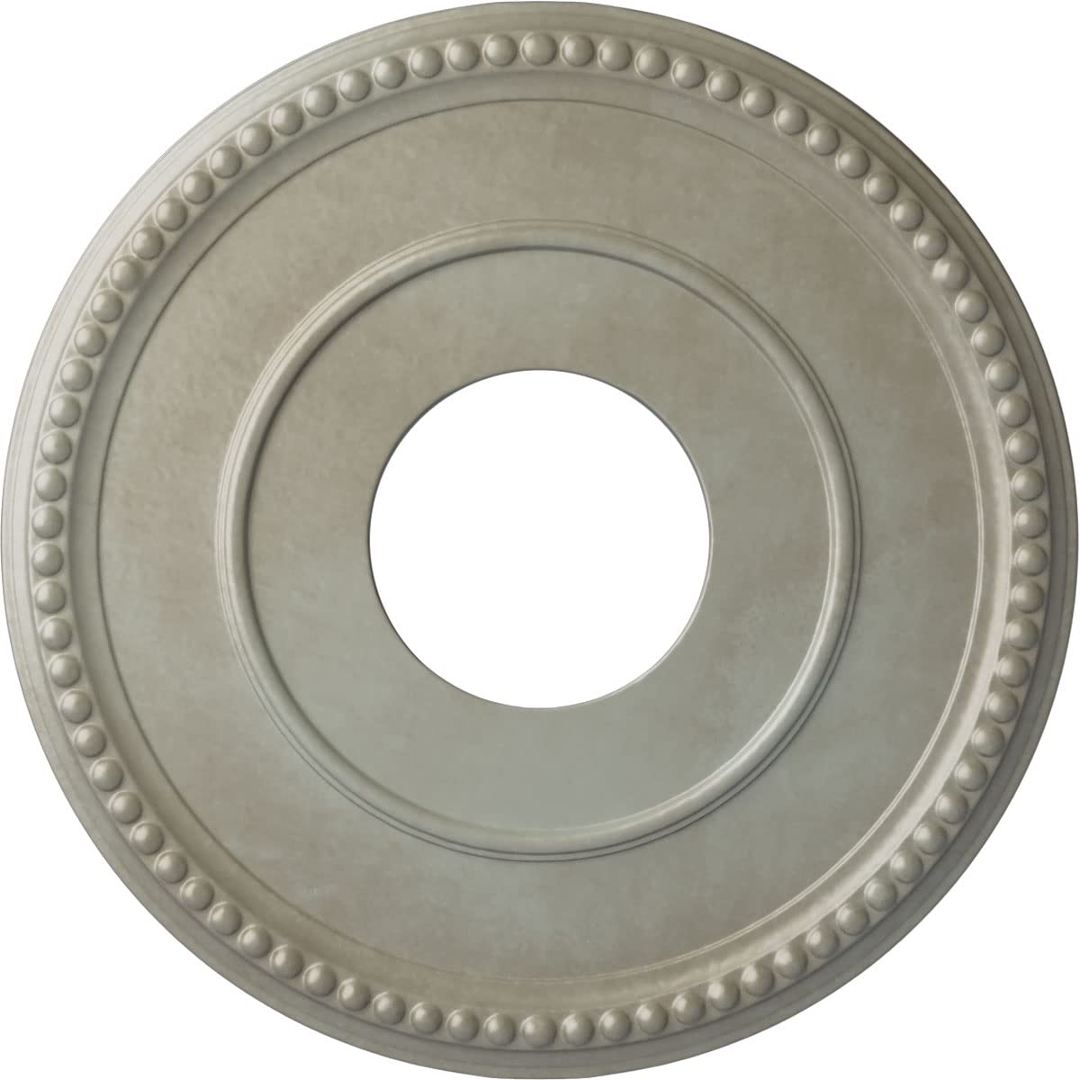 Ekena Millwork CM12BRFLS 12-1/2 x 3-7/8 x 3/4 Bradford Ceiling Medallion, Flash Gold