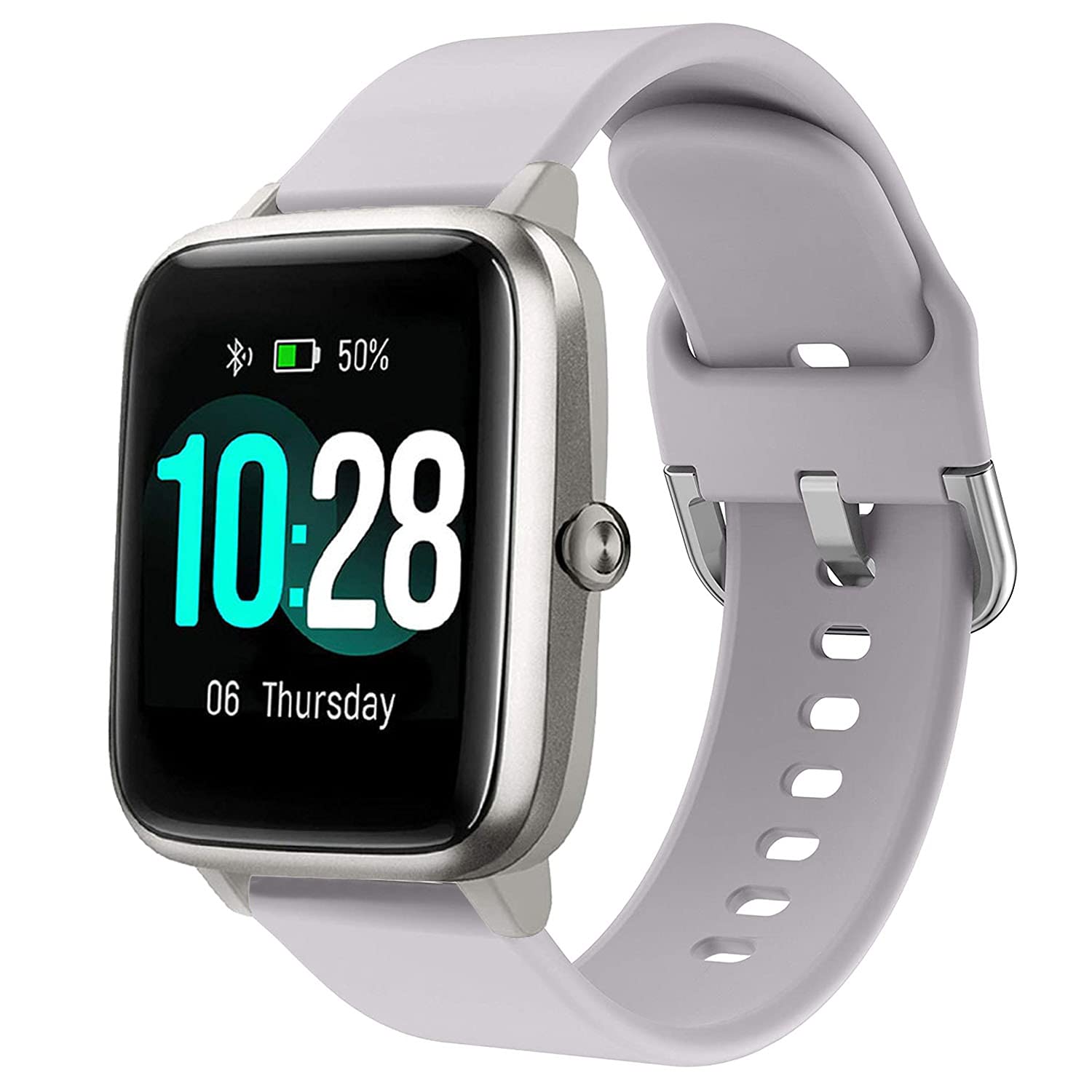 Vicrior Bands Compatible With 19Mm Id205L Veryfitpro Smart Watch, Quick Release Soft Silicone Fadeless Pattern Printed Floral Replacement Band For Id205L Id205G Id205 Id205U Id205S, Sw020 Sw021 Sw02