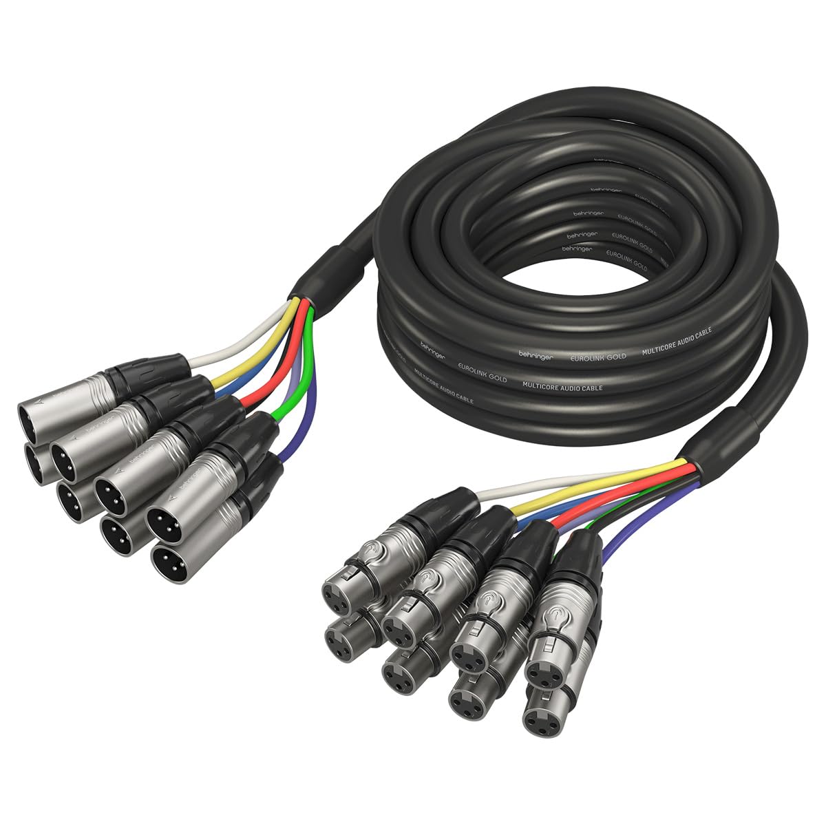 Behringer GMX-500 16.4 Gold Performance 8-Channel XLR Female to XLR Male Multicore Cable