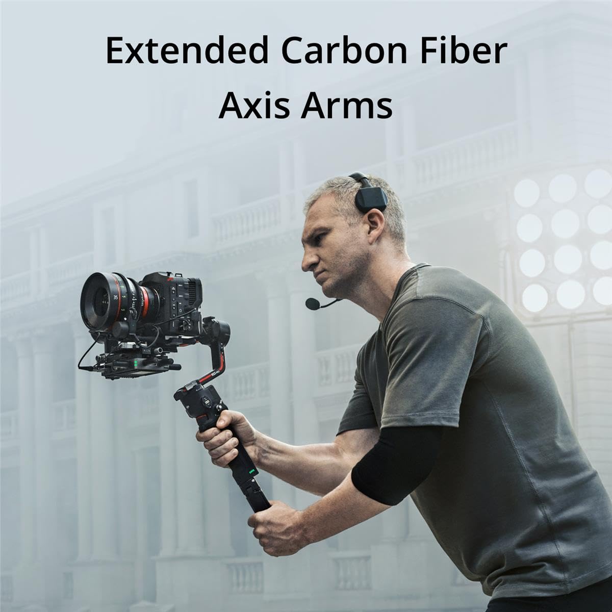 Dji Rs 3 Pro, 3-Axis Gimbal For Dslr And Cameras Canon/Sony/Panasonic/Nikon/Fujifilm/Bmpcc, Automated Axis Locks, 4.5 Kg (10Lbs)