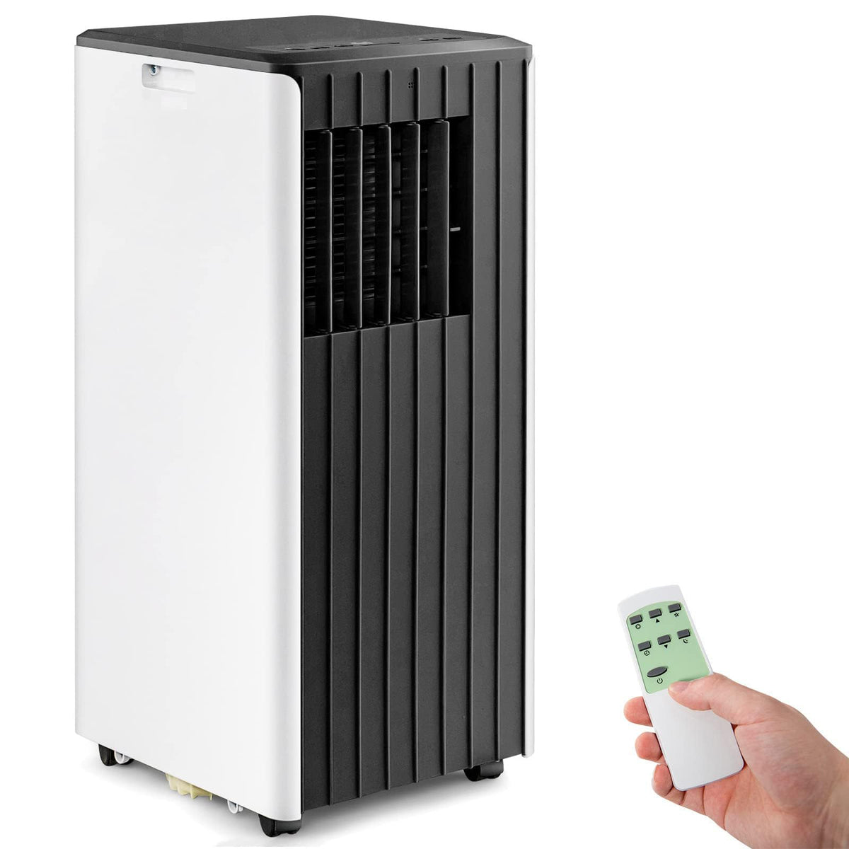Dortala Portable Air Conditioner 10000 Btu, 3 In 1 Ac Cooling Unit With Dehumidifier, 24H Timer, Remote Control, Standing Air Co
