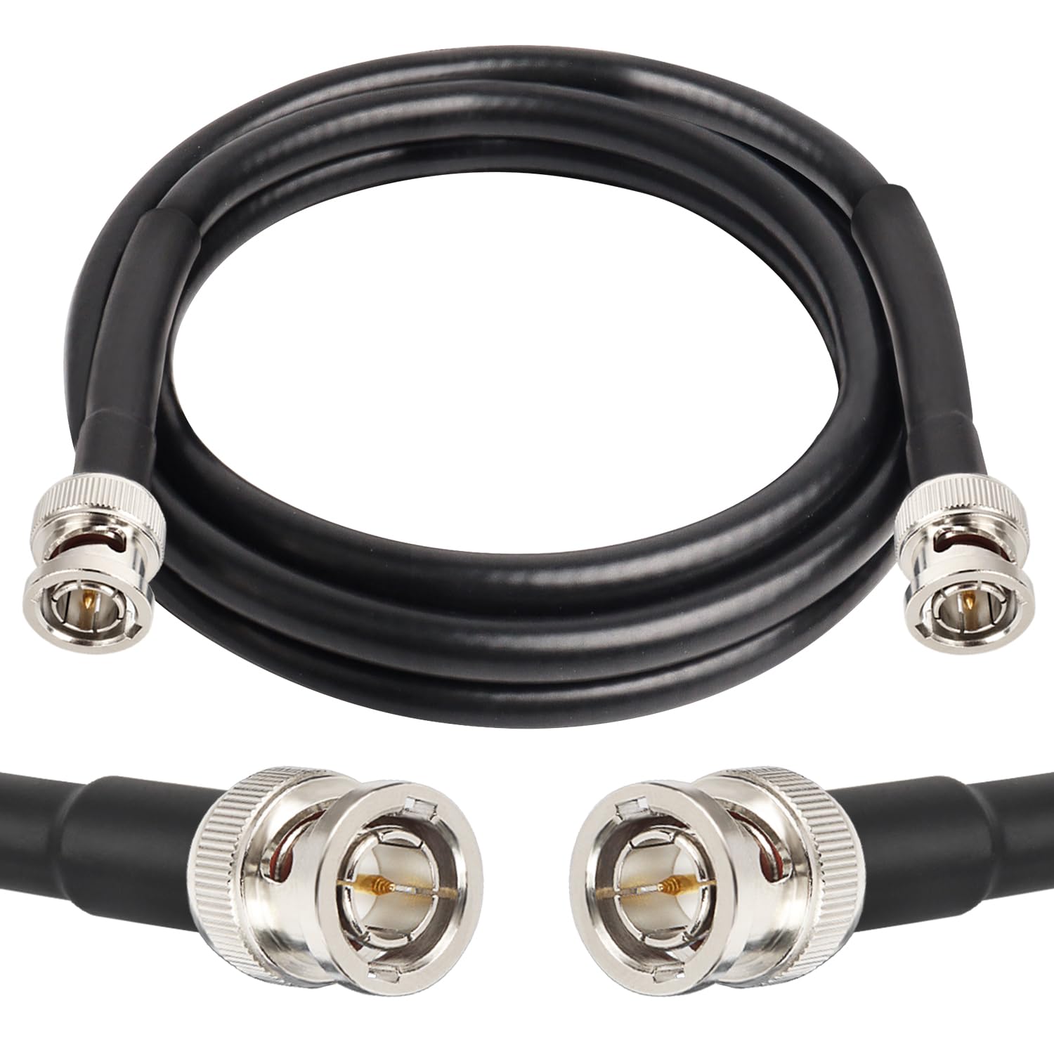 Xrds  Rf Sdi Cable 4Ft, Hd Sdi Cable 75 Ohm Bnc Male To Bnc Male Rg6 Video Coaxial Cable For Video Surveillance Camera Cctv Syst