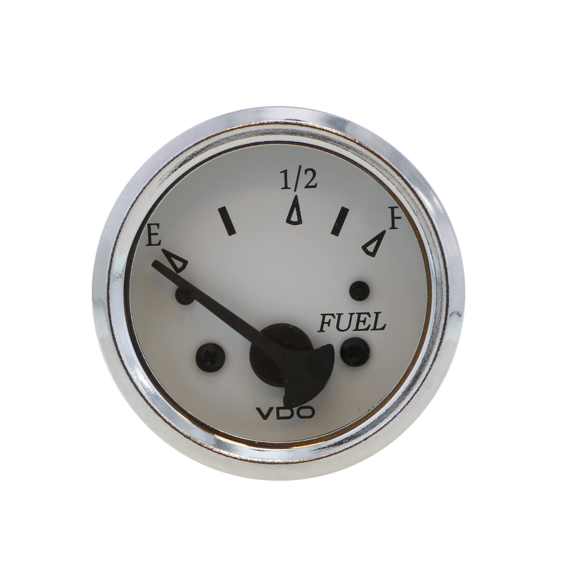 Vdo Cockpit Marine 52Mm (2-1/16'') Fuel Level Gauge - White Dial/Chrome Bezel,WBEEAB095FMMCR8