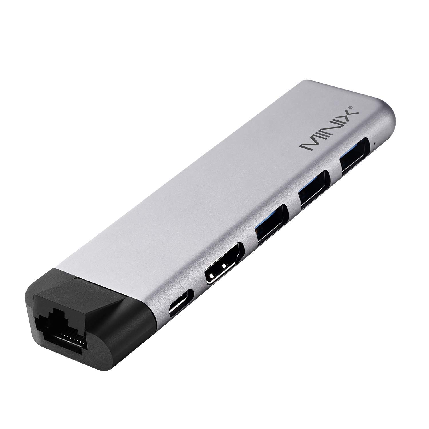 MINIX AC NEO CDEGR 8Ports USBC Multiport HDMI 3xUSB MicroSD Gray Bulk