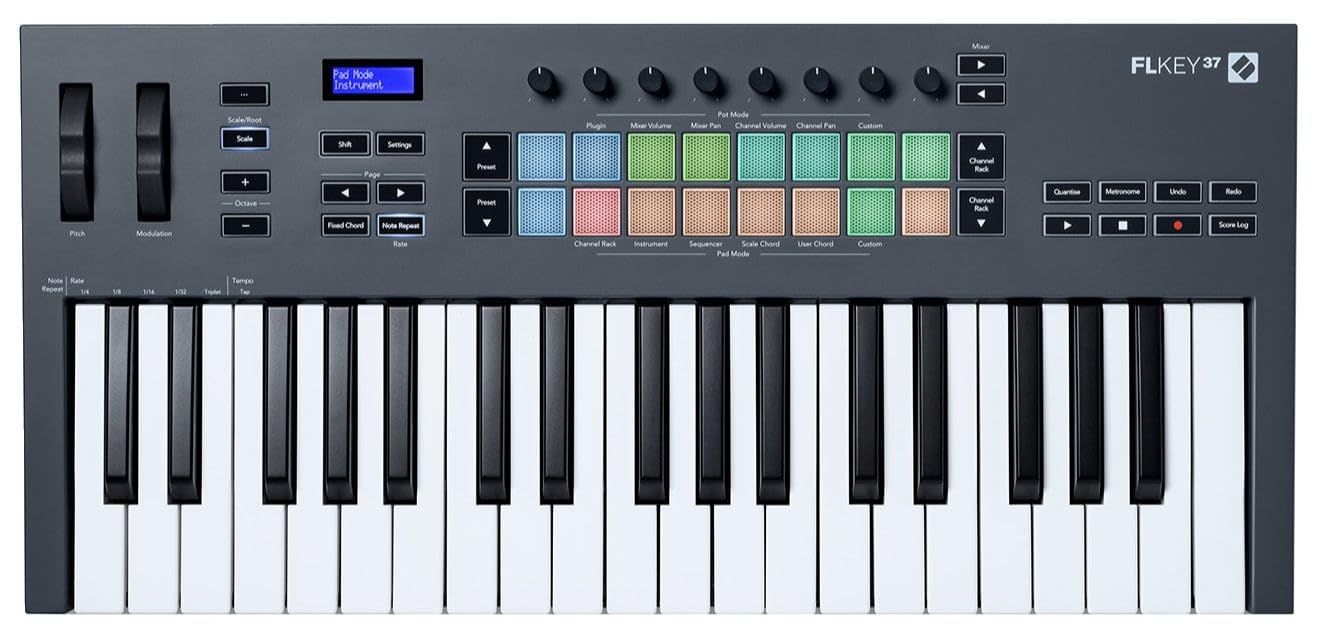Novation Flkey 37 Midi Keyboard   Seamless Fl Studio Integration With Chord Mode And Scale Mode. All The Software You Need For M