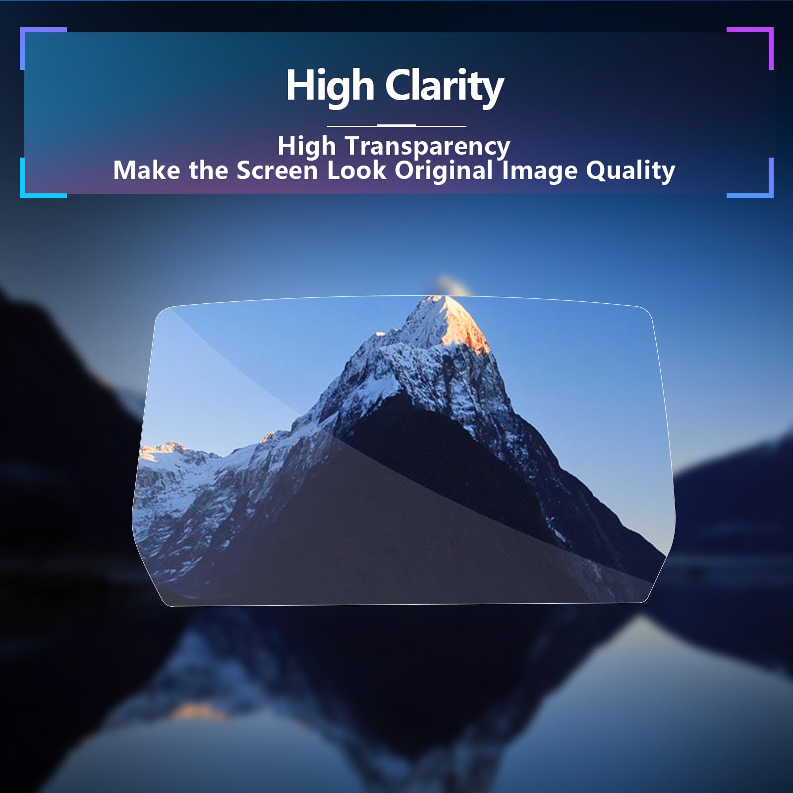 Sxcy 2023 2024 Chevy Blazer Screen Protector 10.2 Inch 2023 2024 Blazer Premier/2Lt/3Lt/Rs Accessories 2024 Blazer Touch Screen Protector[2Pcs Nano]