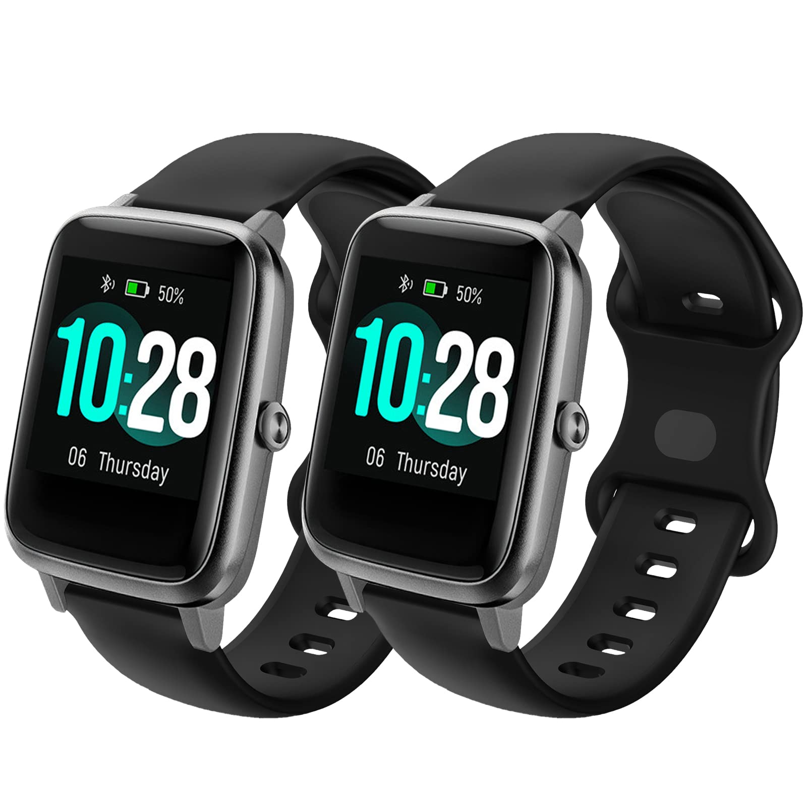 19Mm Soft Silicone Replacement Band Compatible With Veryfitpro Id205, Id205L, Id205U, Id205S, Id205G, Id215G, Id216, Sw020, Sw02