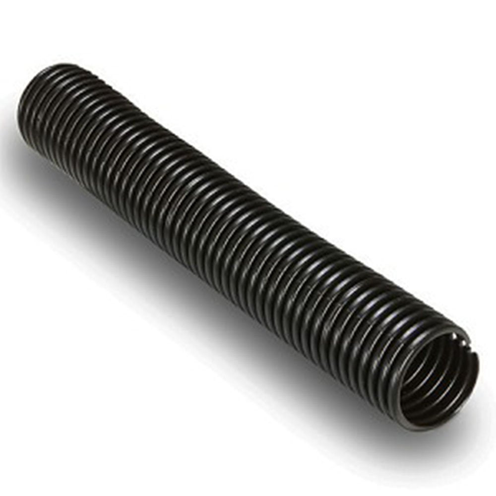 Electriduct 1/4'' Split Nylon Wire Loom Tubing Corrugated Slit Flexible Conduit   50 Feet   Black