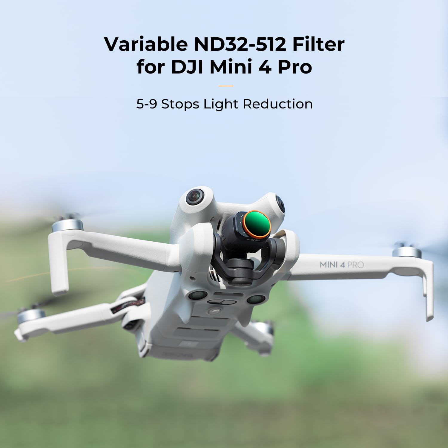 K&F Concept Mini 4 Pro Variable Nd32-512 (5-9 Stop) Nd Filter Compatible With Dji Mini 4 Pro, 28 Multi-Coated Mini 4 Pro Accesso