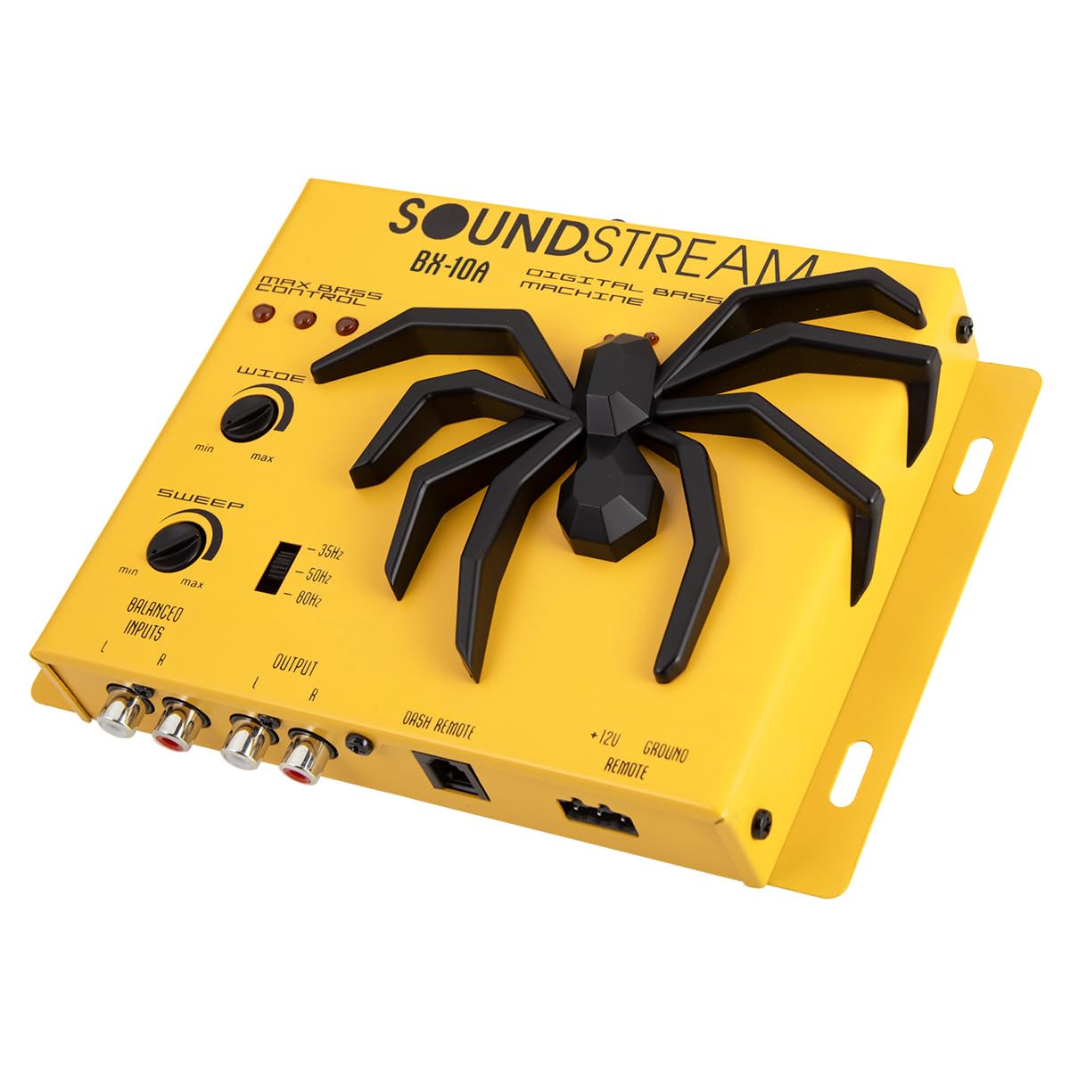 Soundstream Bx 10X | Bass Processor   Digital Sound Restoration, Maximizer And Reproducer   Car Audio Booster (Yellow)