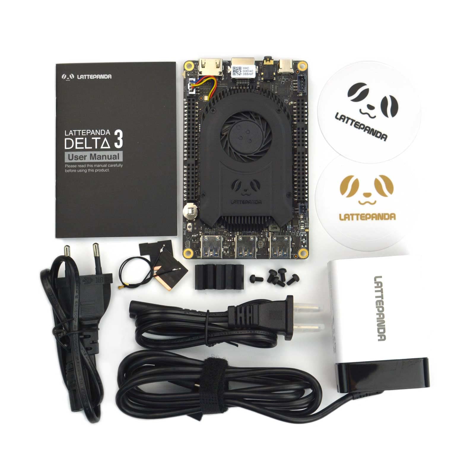 Lattepanda 3 Delta 864 Pocket Sized Windows 10 & 11/Linux Single Board Computer With Intel Celeron N5105, 8Gb Ram+64Gb Emmc, Wi