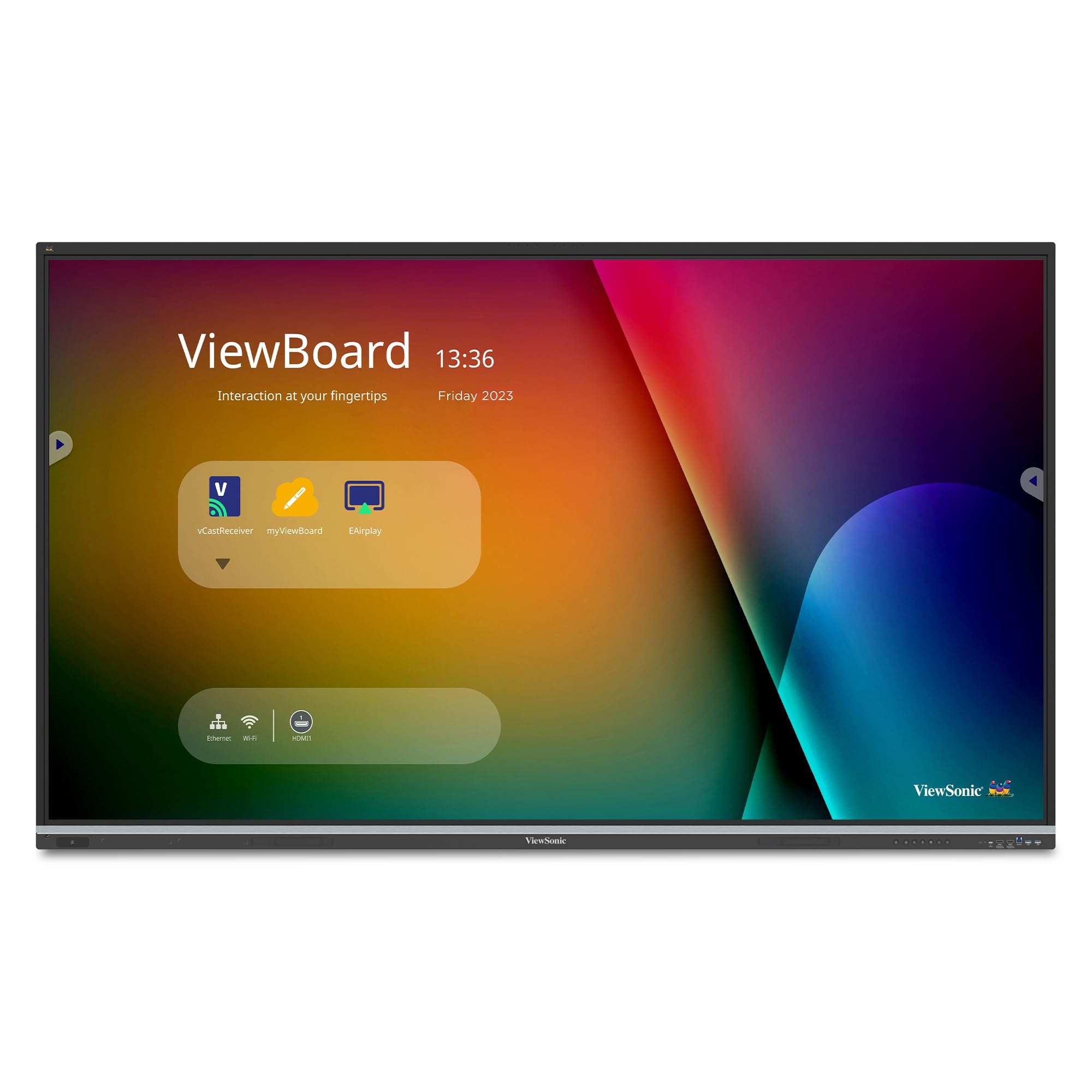 98In Viewboard 4K Interactive Flat Panel, 3840 X 2160 Resolution