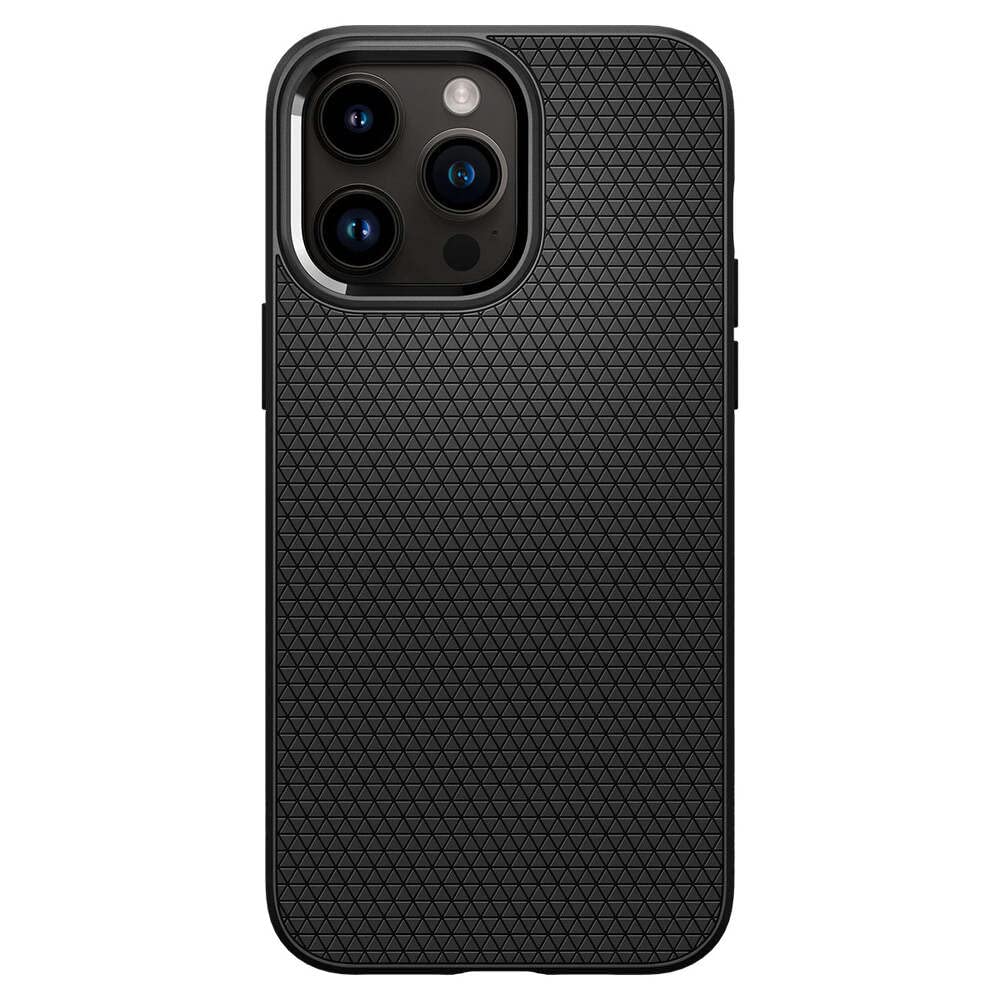 Spigen Liquid Air Designed For Iphone 14 Pro Case (2022) [Military-Grade Protection] - Matte Black