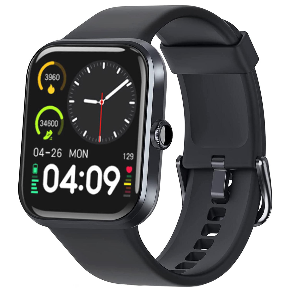 Rere Asw1 Smart Watch With Alexa Built-In,1.69 Inch Fitness Tracker With 20 Sport Modes, Heart Rate, Blood Oxygen, Sleep Monitor