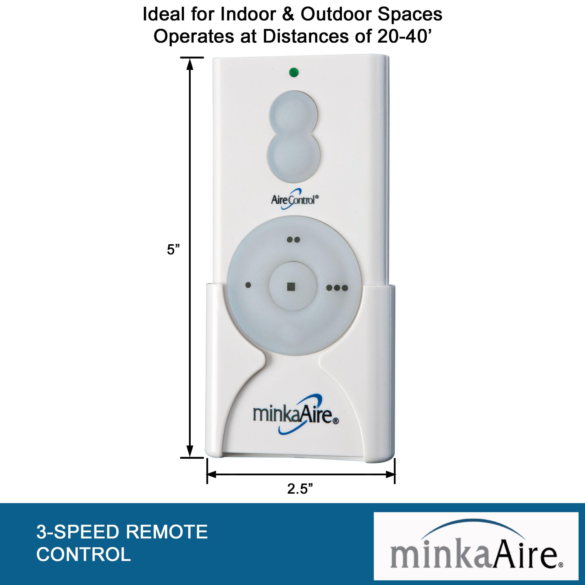 Minka Aire Hand Held Remote Control System   White   Rcs223
