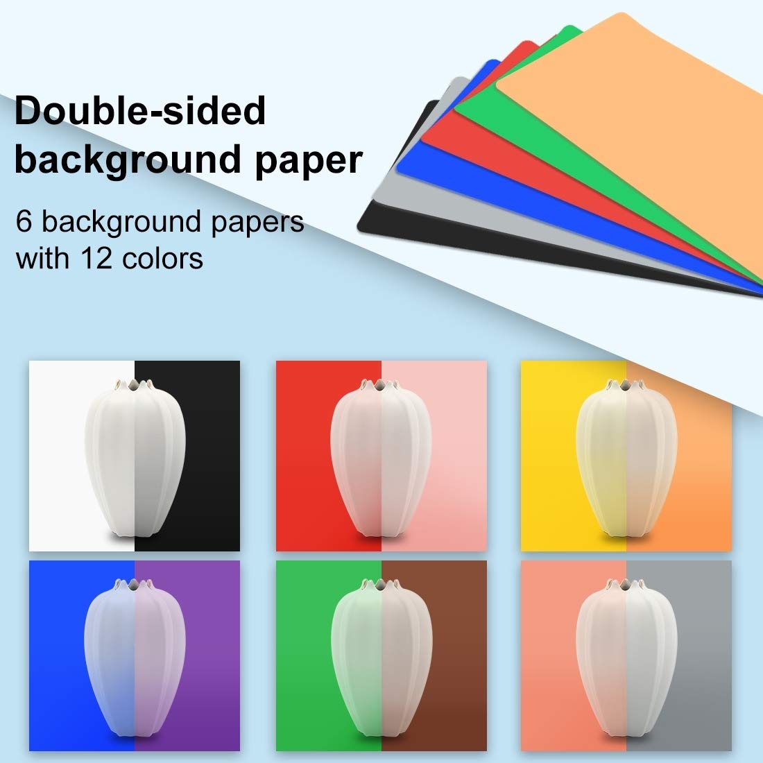 Mini Photo Light Box Photography, Puluz 25Cm/9.8Inch Portable Photo Studio Lightbox Folding Dimmable 3 Color Temperature 96Pcs L